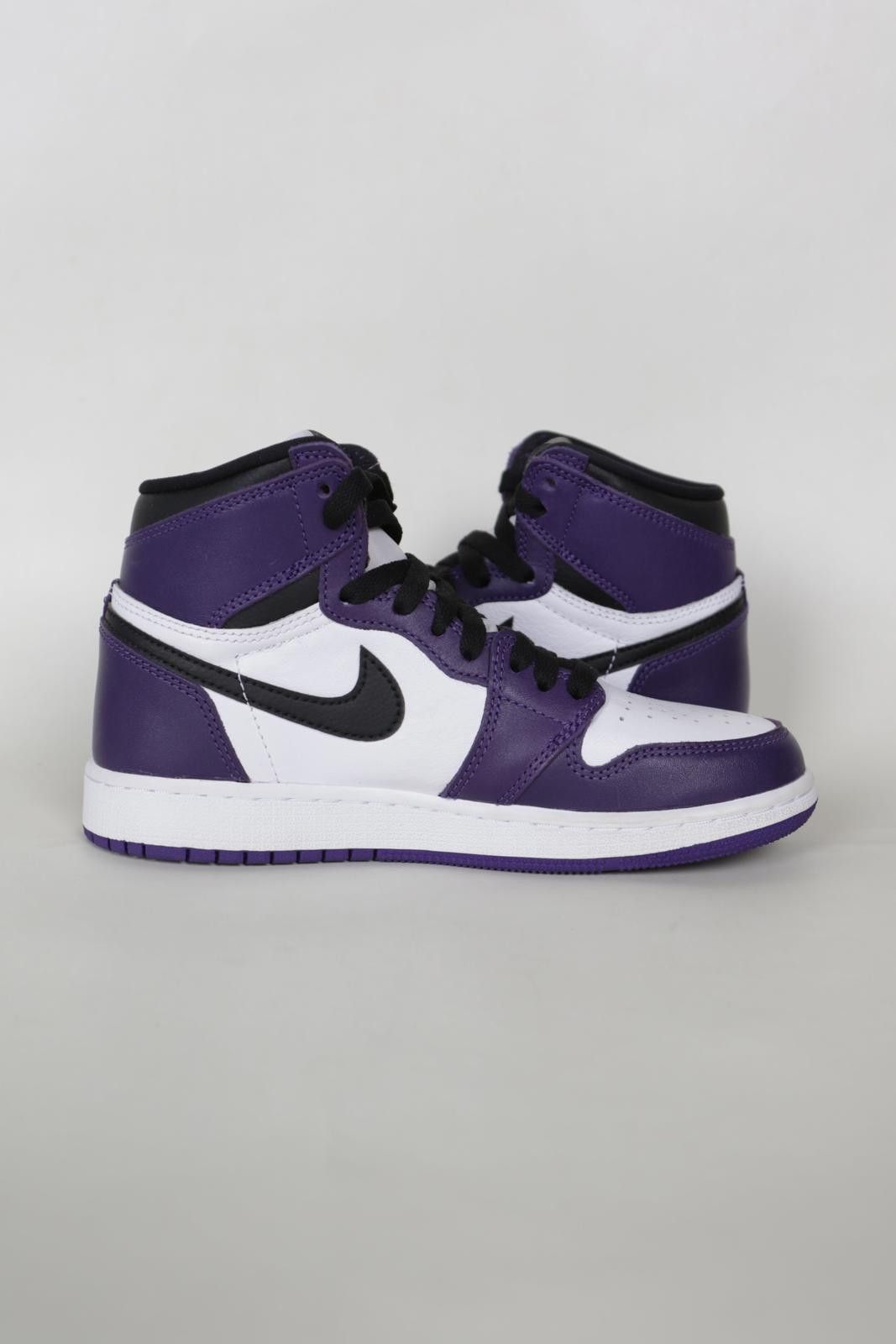 Nike 2020's Nike x Air Jordan 1 Court Purple High-Top Sneakers Size US 6.5 / EU 39-40 - 5 Thumbnail