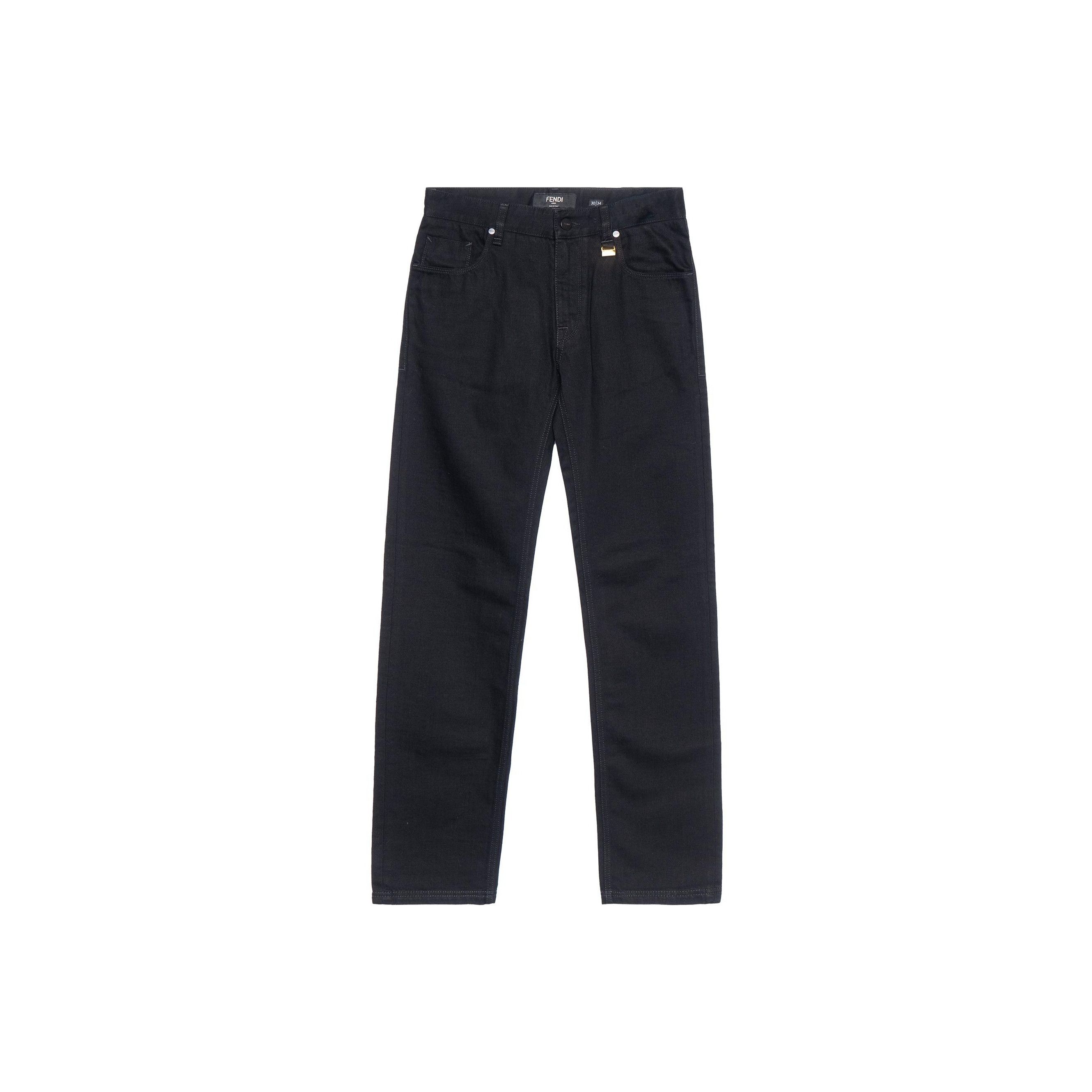 Fendi Fendi Plaque Logo Jeans Size 30 Size US 30 / EU 46 - 1 Thumbnail