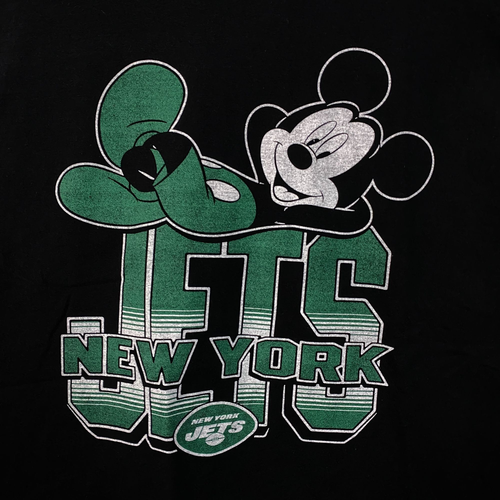 Junk Food Junk Food x NFL Disney Mickey Mouse Kick Back New York Jets Size US M / EU 48-50 / 2 - 2 Thumbnail