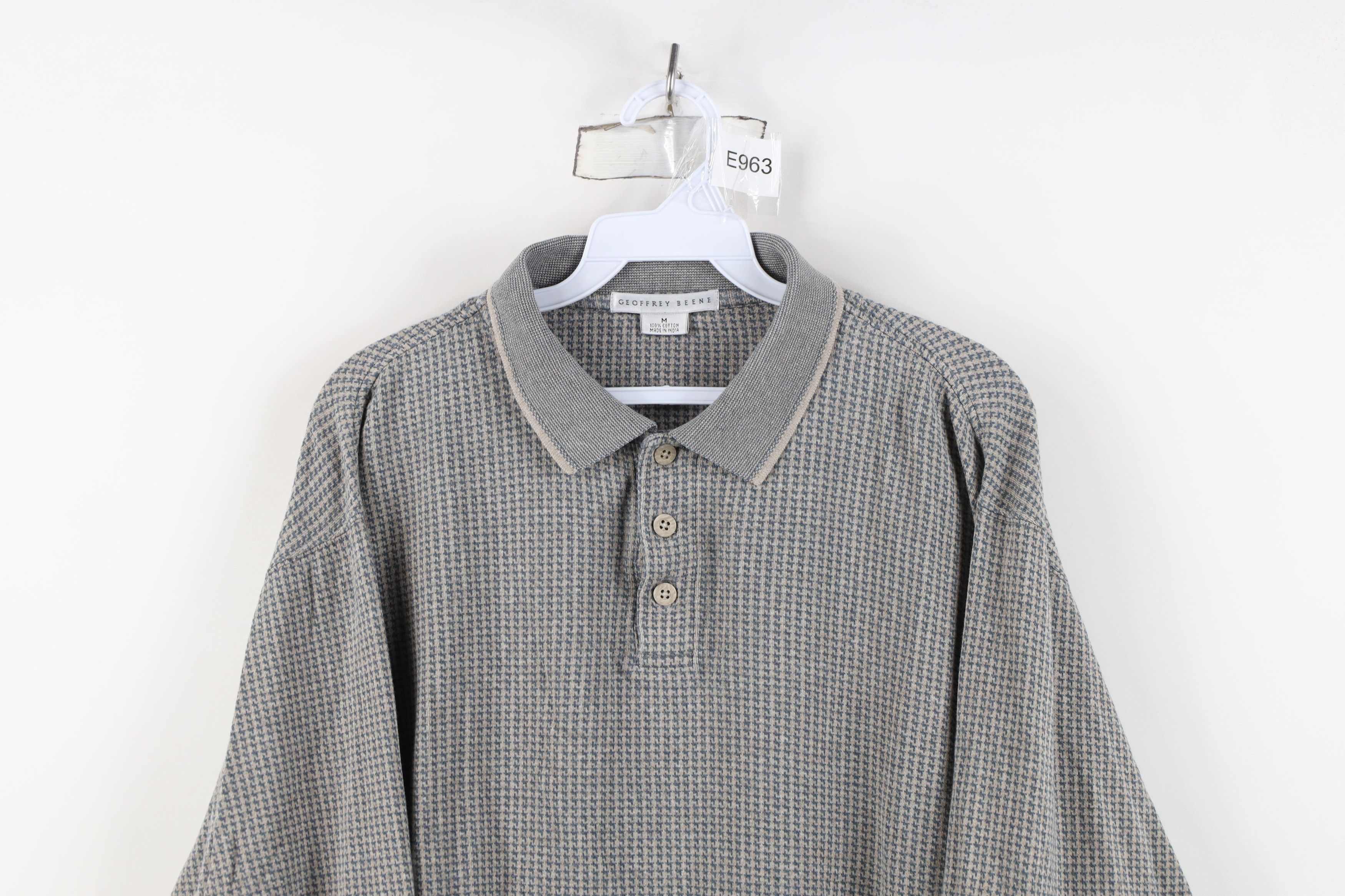 Vintage Vintage 90s Streetwear Knit Long Sleeve Rugby Polo Shirt Size US M / EU 48-50 / 2 - 2 Thumbnail