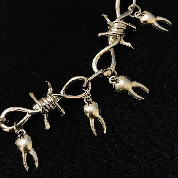Other Chunky Tooth Choker Necklace Size ONE SIZE - 4 Thumbnail