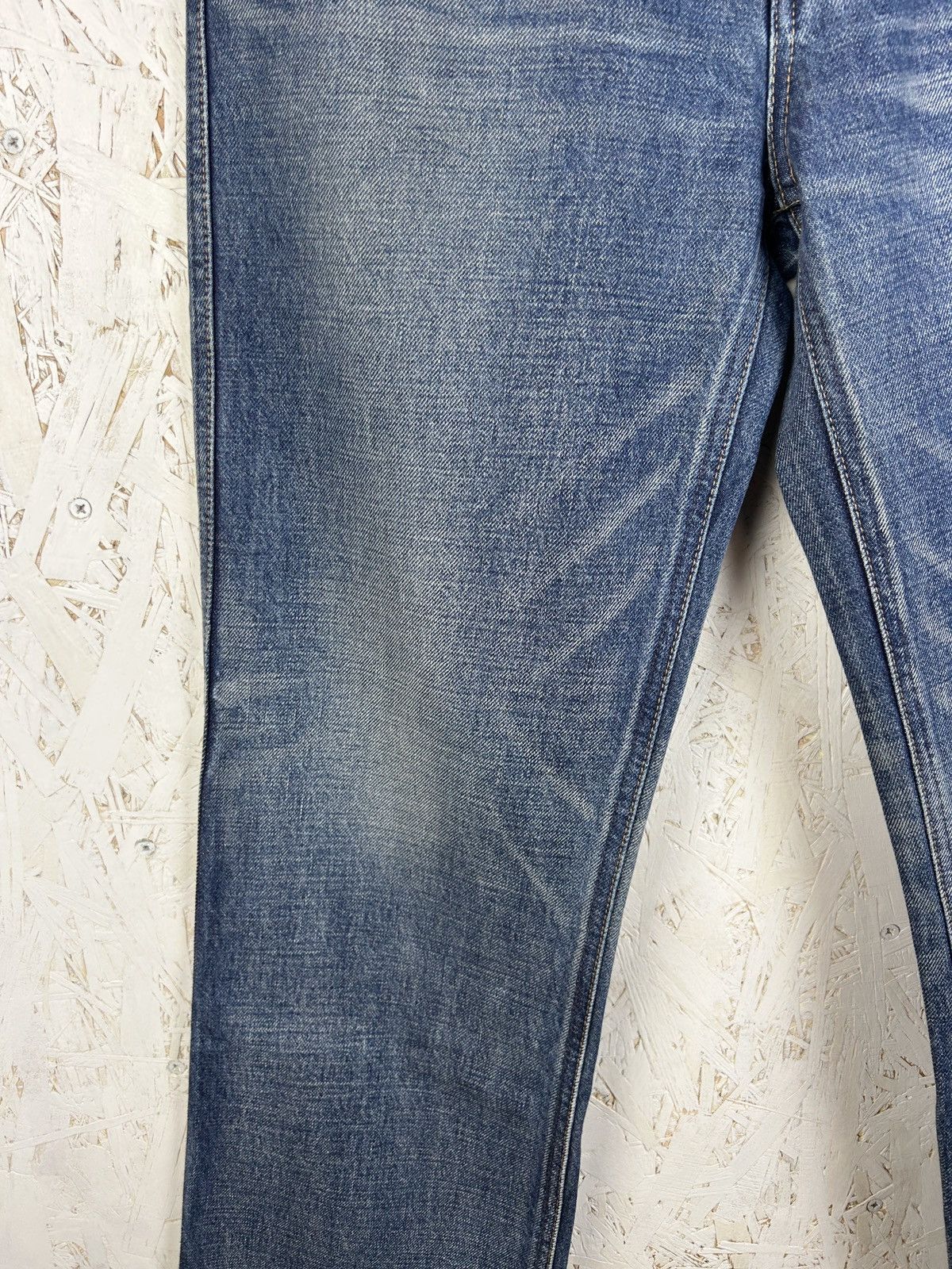 Celine Celine Triomphe Signature Cut Off Washed Flare Jeans Size 28" / US 6 / IT 42 - 6 Thumbnail