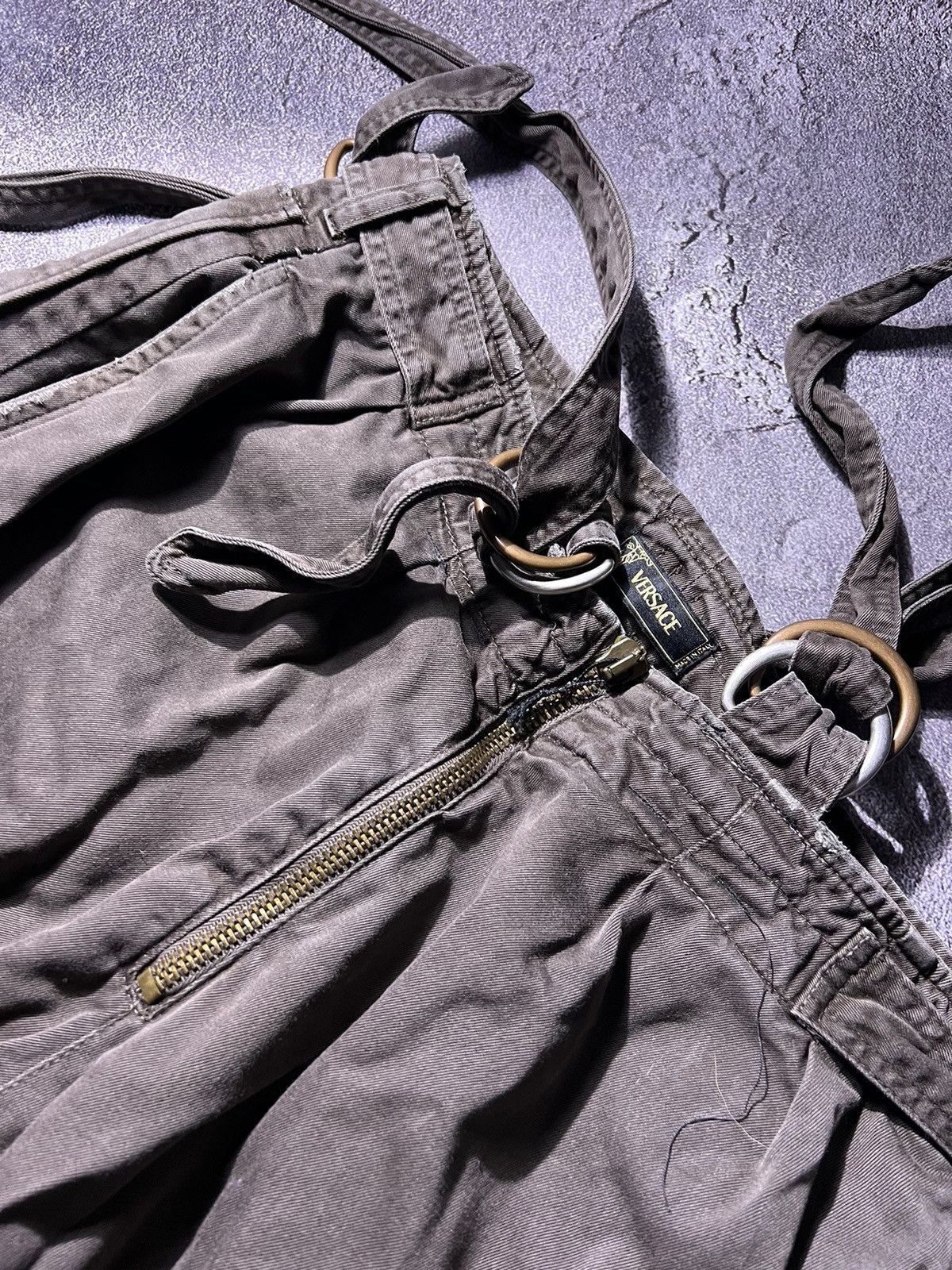 Versace 90's Versace Army-Military Y2k Cargo Overall Size US 34 / EU 50 - 7 Thumbnail
