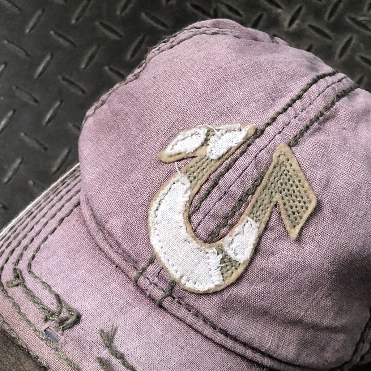 True Religion 🚫 SOLD 🚫 Vintage True Religion Distressed Hat Size ONE SIZE - 4 Thumbnail