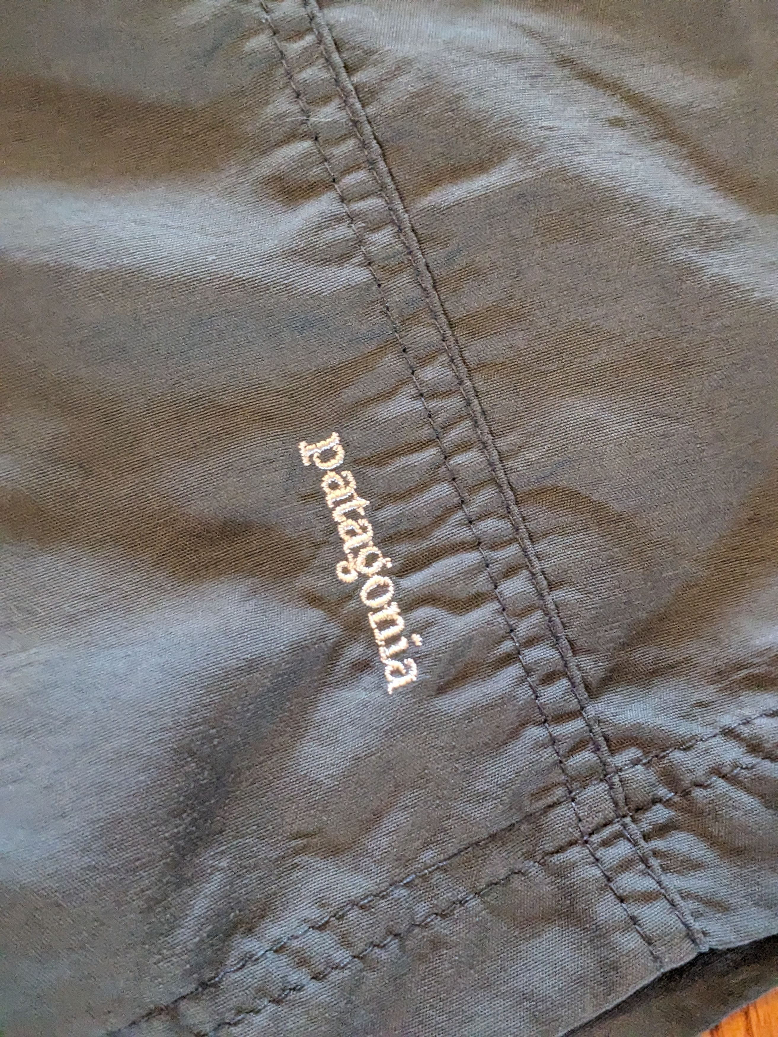 Designer × Patagonia Patagonia Men's 9" Small Olive Lined Shorts Size US 28 / EU 44 - 2 Thumbnail