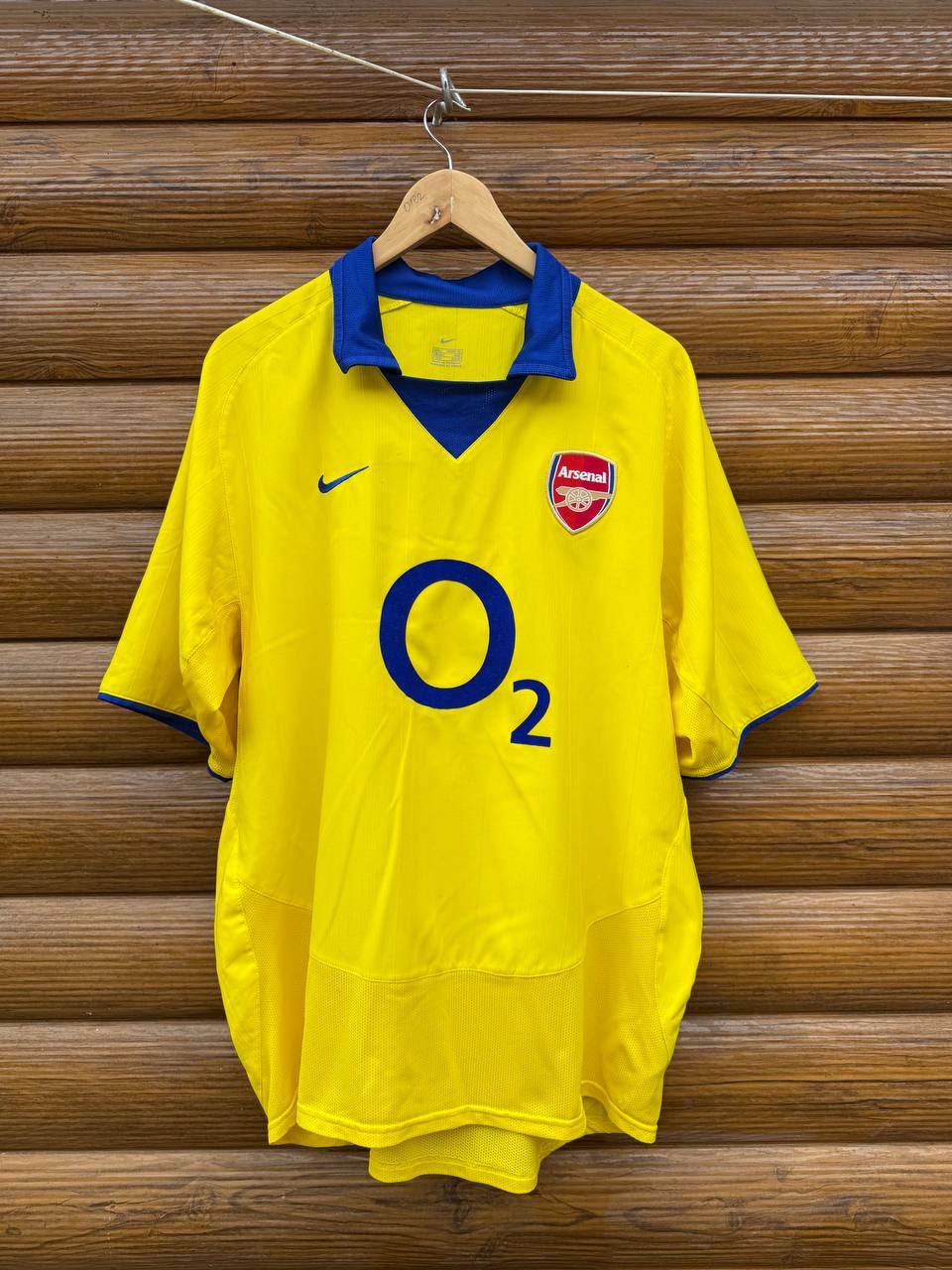 Nike ARSENAL LONDON 2003/2004 FOOTBALL SHIRT JERSEY AWAY NIKE Size US L / EU 52-54 / 3 - 1 Thumbnail
