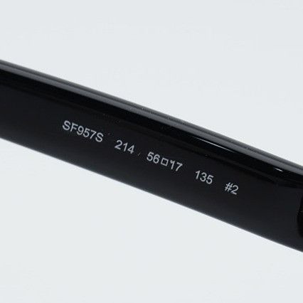 Salvatore Ferragamo Salvatore Ferragamo SF957S 214 Sunglasses Havana Cat Eye Size ONE SIZE - 8 Thumbnail
