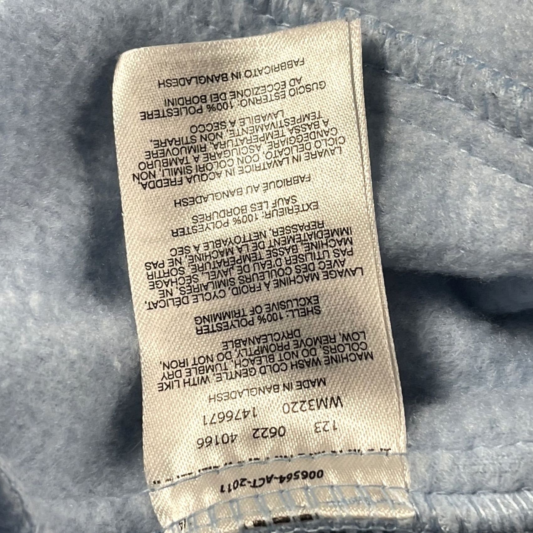 Vintage Columbia Jacket Womens Large Light Blue Full Zip Fleece Outdoor Lightweight Warm Size L / US 10 / IT 46 - 5 Thumbnail