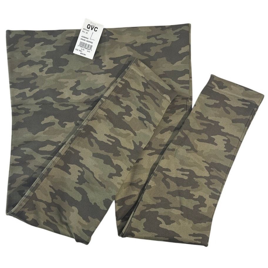Spanx SPANX Look At Me Now Cropped Seamless Leggings in Camo Large Size 34" / US 12 / IT 48 - 1 Thumbnail