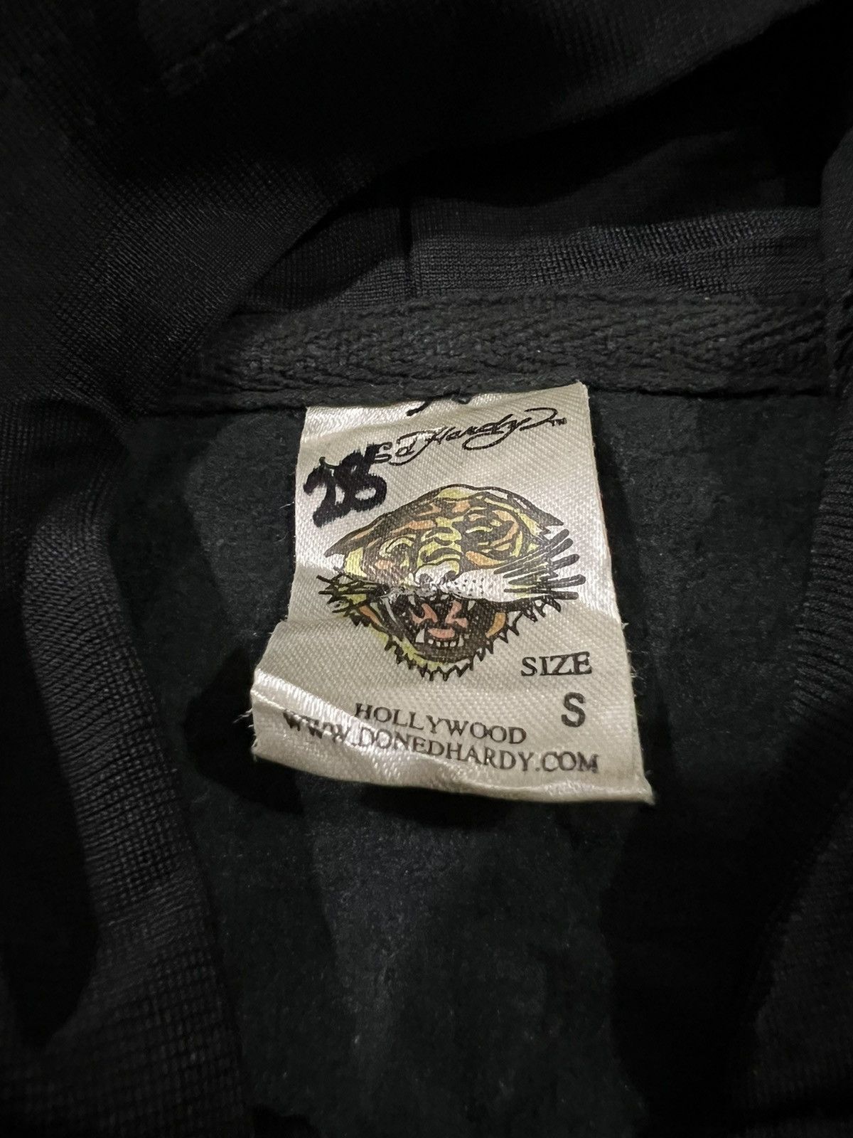 Ed Hardy Y2K Ed Hardy Skulls & Roses Zipper Boxy Jacket Sweater Goth Size S / US 4 / IT 40 - 9 Thumbnail