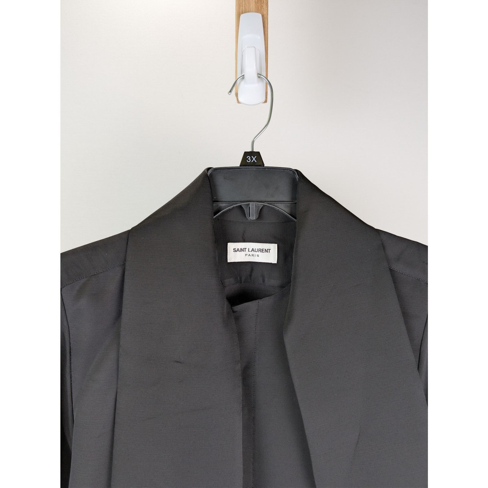 Saint Laurent Paris o1rshd1 Lavallière-Neck blouse Shirt in Black Size US M / EU 48-50 / 2 - 7 Thumbnail