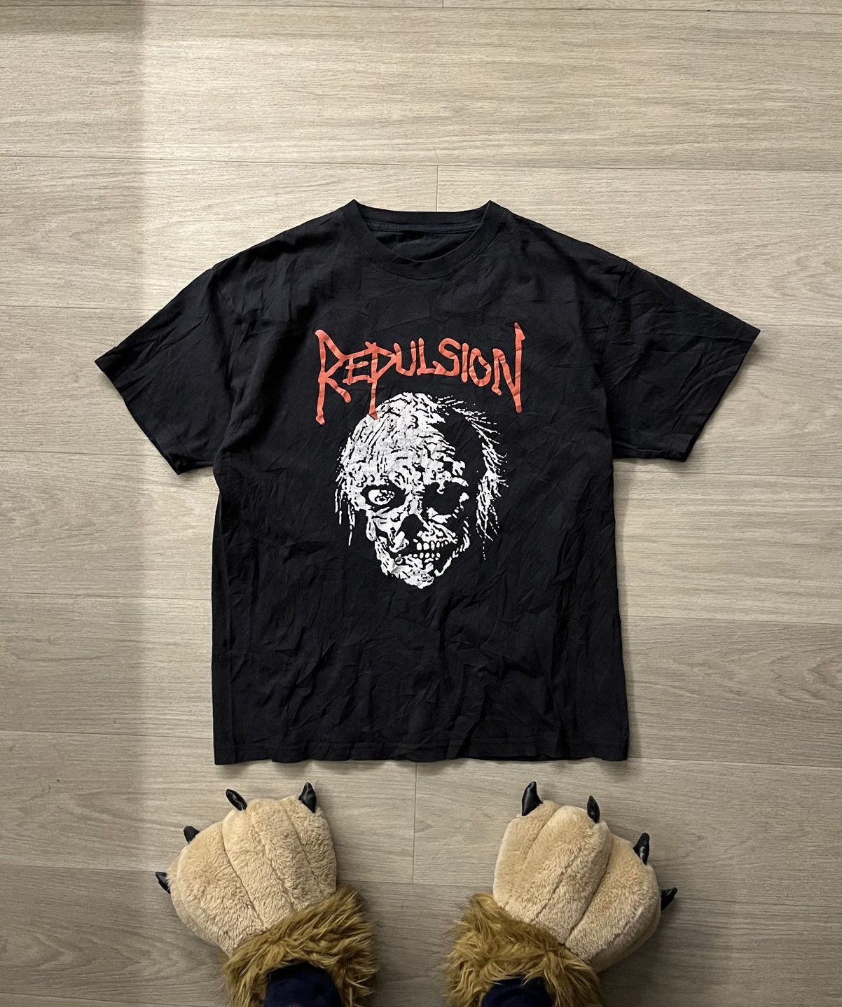 Vintage Vintage 2000s Repulsion Shirt Worm Infested Size US M / EU 48-50 / 2 - 1 Thumbnail