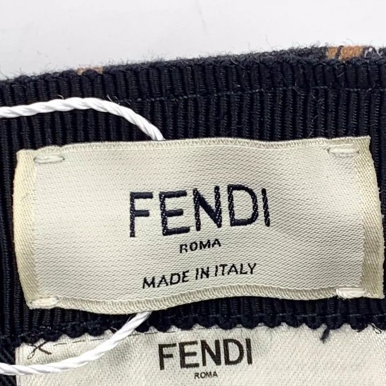 Fendi Fendi Brown Logo Pattern Baseball Cap Size ONE SIZE - 7 Thumbnail