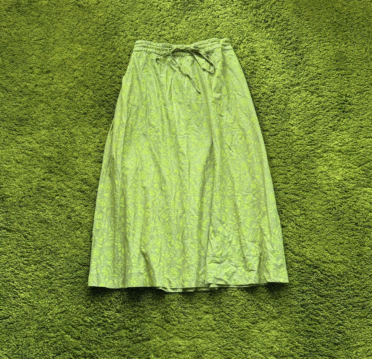 Gudrun Sjoden avant garde floral pattern skirt