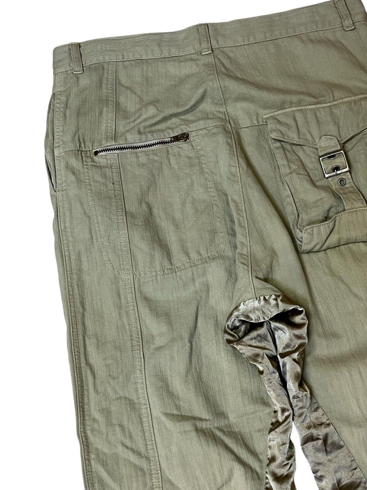 Japanese Brand Japanese cult EARTH MUSIC with silk patchwork cargo pants Size US 31 - 11 Thumbnail