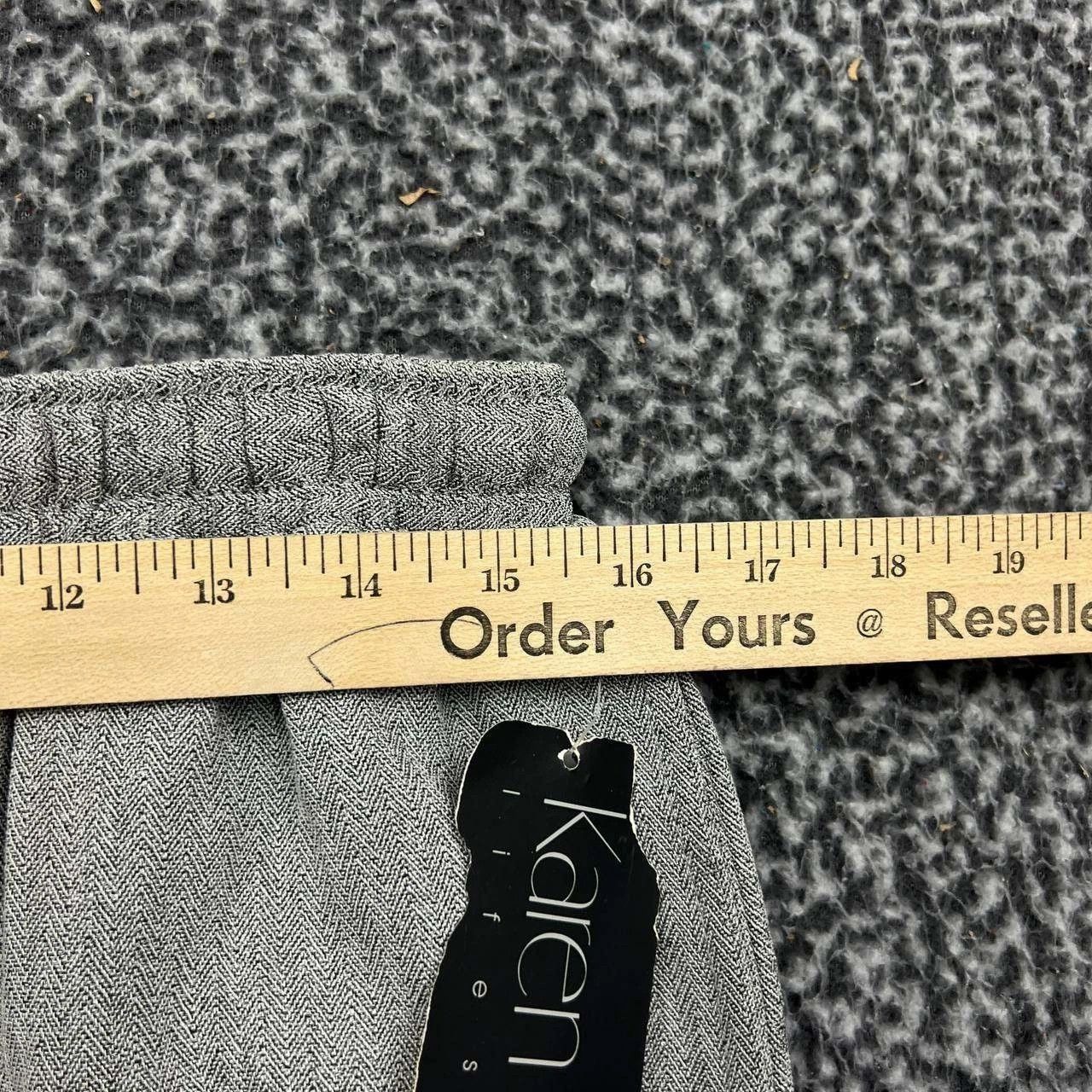Other Vintage Karen Kane Pants Women 14 Pull On Drawstring 31x31 Size 31" - 3 Thumbnail