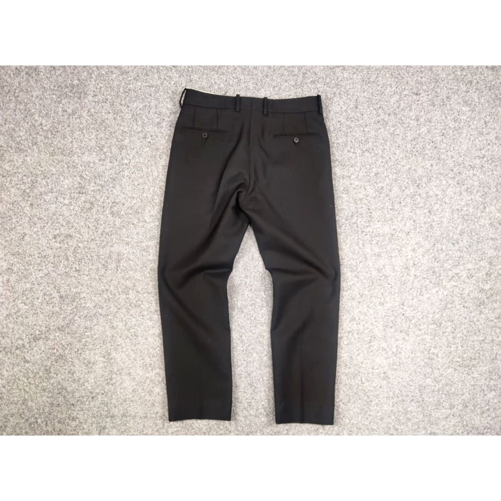 Marni Marni Design Classic Black Wool Trouser Pants Size 27" / US 4 / IT 40 - 7 Thumbnail
