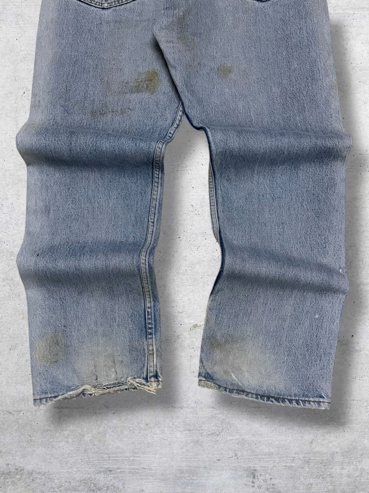 Levi's Vintage Clothing VINTAGE 501 LEVIS OG 90S DISTRESSED MUDWWASH STYLE DENIM Size US 34 / EU 50 - 12 Thumbnail