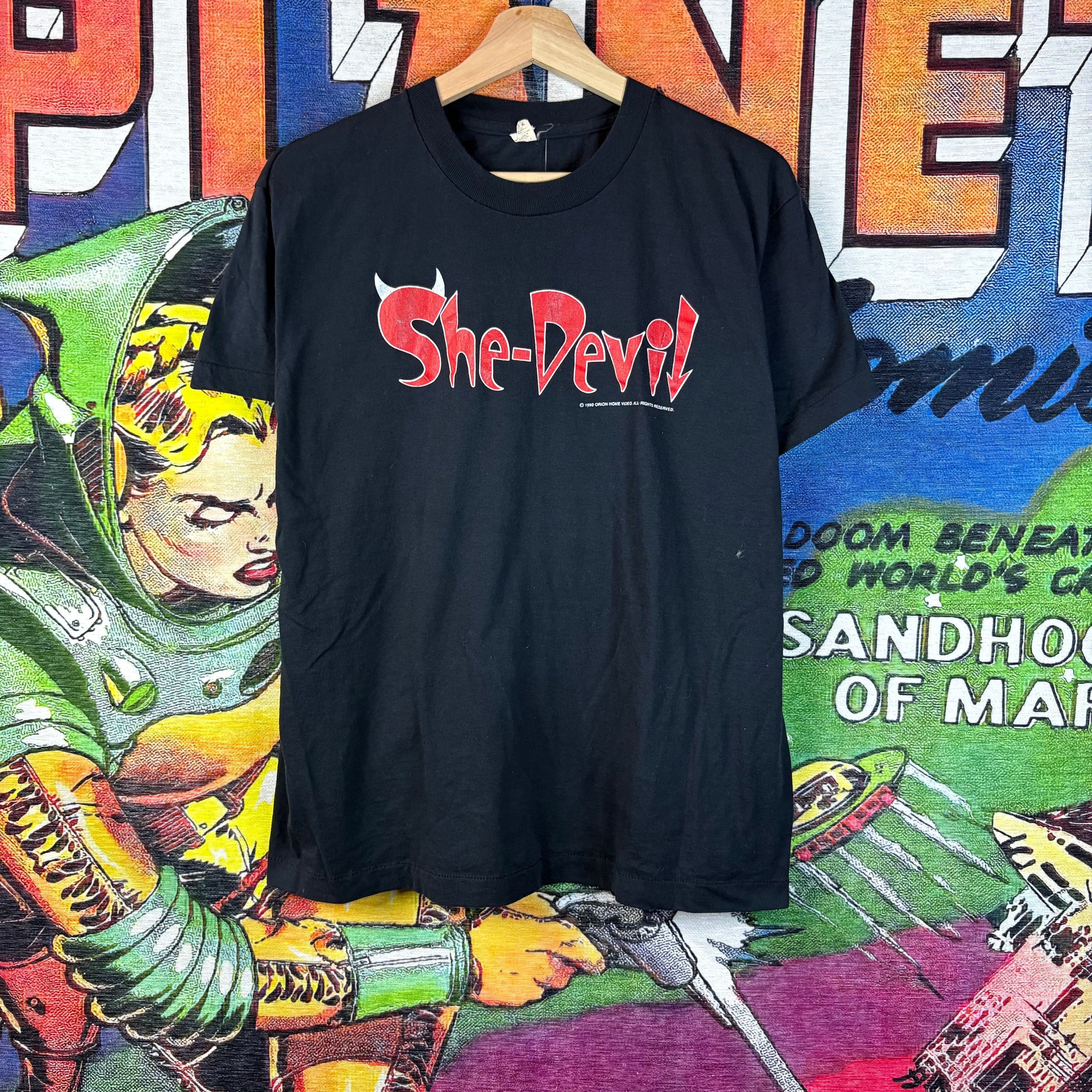 Vintage Vintage 90s She-Devil Tee Size XL Size US XL / EU 56 / 4 - 1 Thumbnail