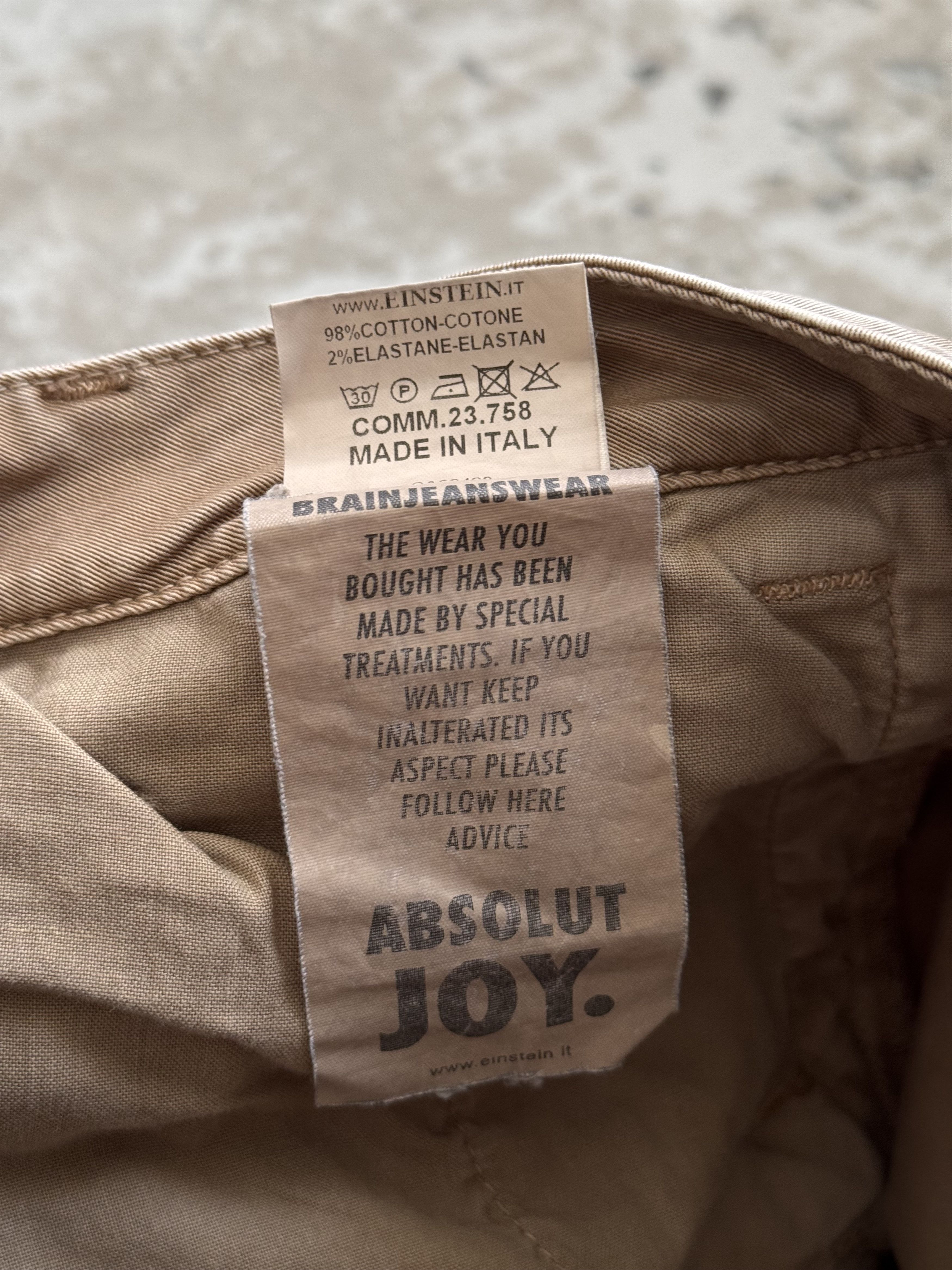 Absolut Joy Vintage Absolut Joy Rare Brown Luxury Italian Denim Jeans Size US 34 / EU 50 - 13 Thumbnail