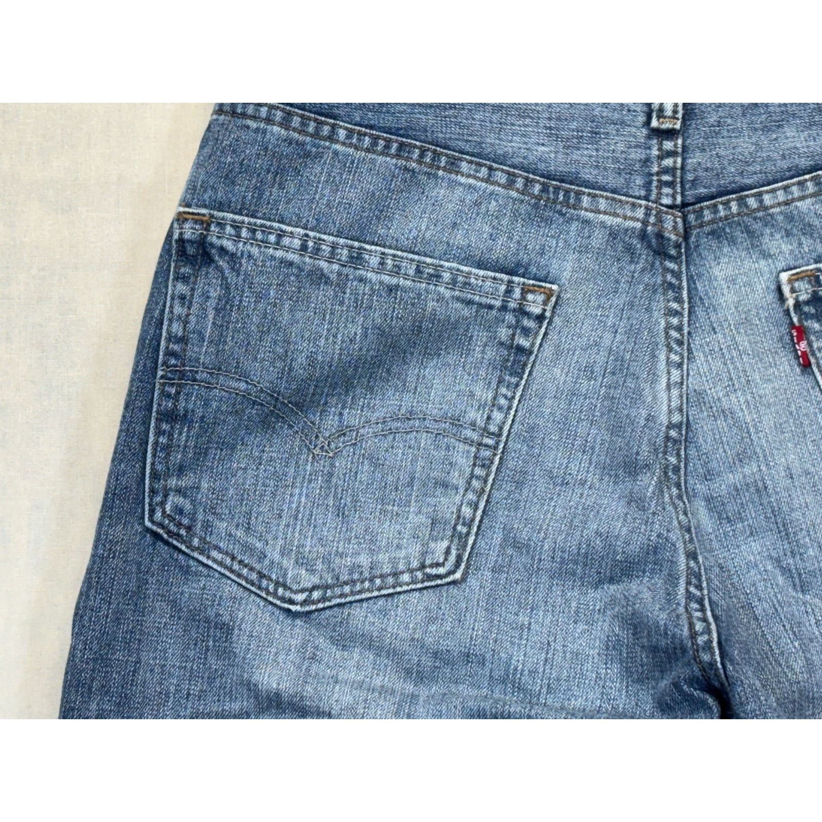 Levi's Levi’s 569 Men’s Loose Fit Blue Denim Jean Shorts Size 33 Size US 33 - 10 Thumbnail