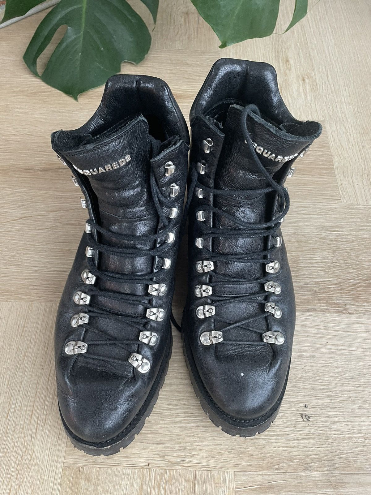 Dsquared2 Dsquared2 Leather Hiking Boots | Grailed