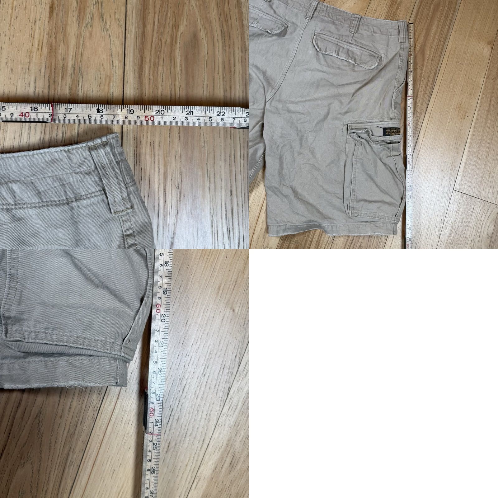 Polo Ralph Lauren VINTAGE Polo Ralph Lauren Cargo Shorts Mens 38 Khaki Beige Brown Military Style Boys? Size US M / EU 48-50 / 2 - 8 Thumbnail