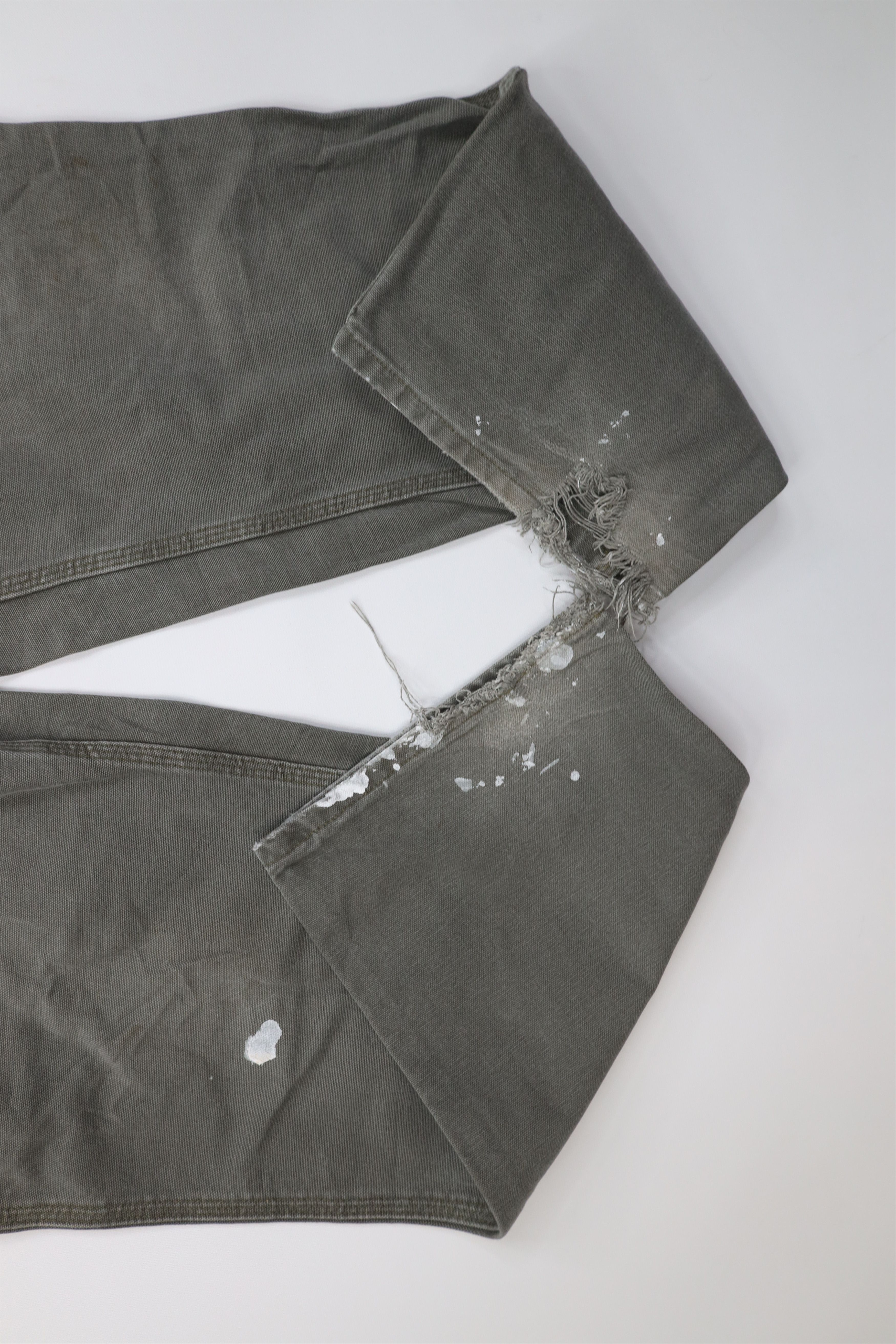 Carhartt Vintage Y2K Carhartt Relaxed Dungaree Wide Leg Pants Green Size US 34 / EU 50 - 5 Thumbnail
