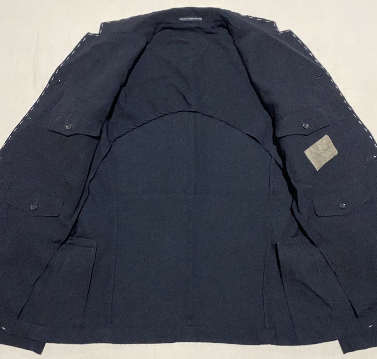 Yohji Yamamoto Y’s For Men Stitch Design Wool Tailored Blazers Size 42R - 3 Thumbnail