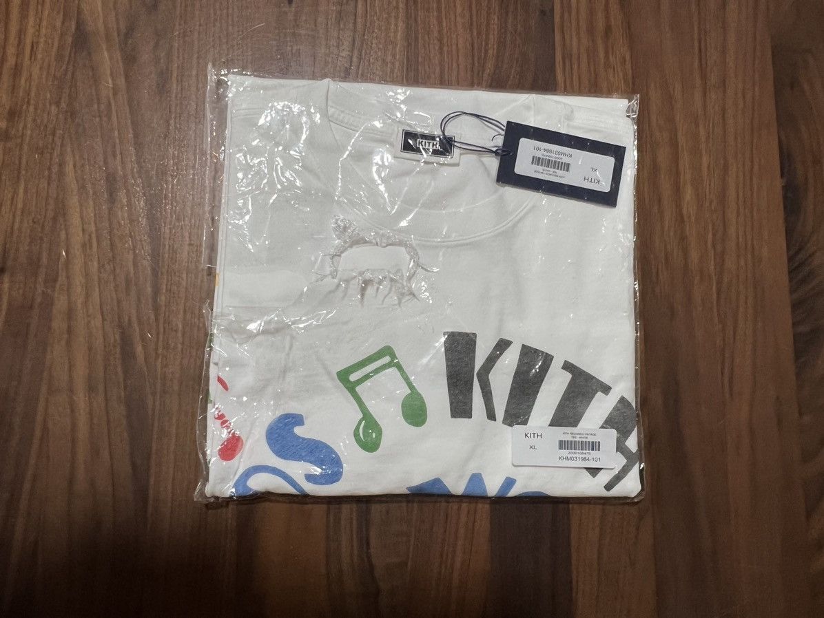 Kith Kith Records Tee White Cotton T-Shirt Men’s Size XL Size US XL / EU 56 / 4 - 4 Thumbnail