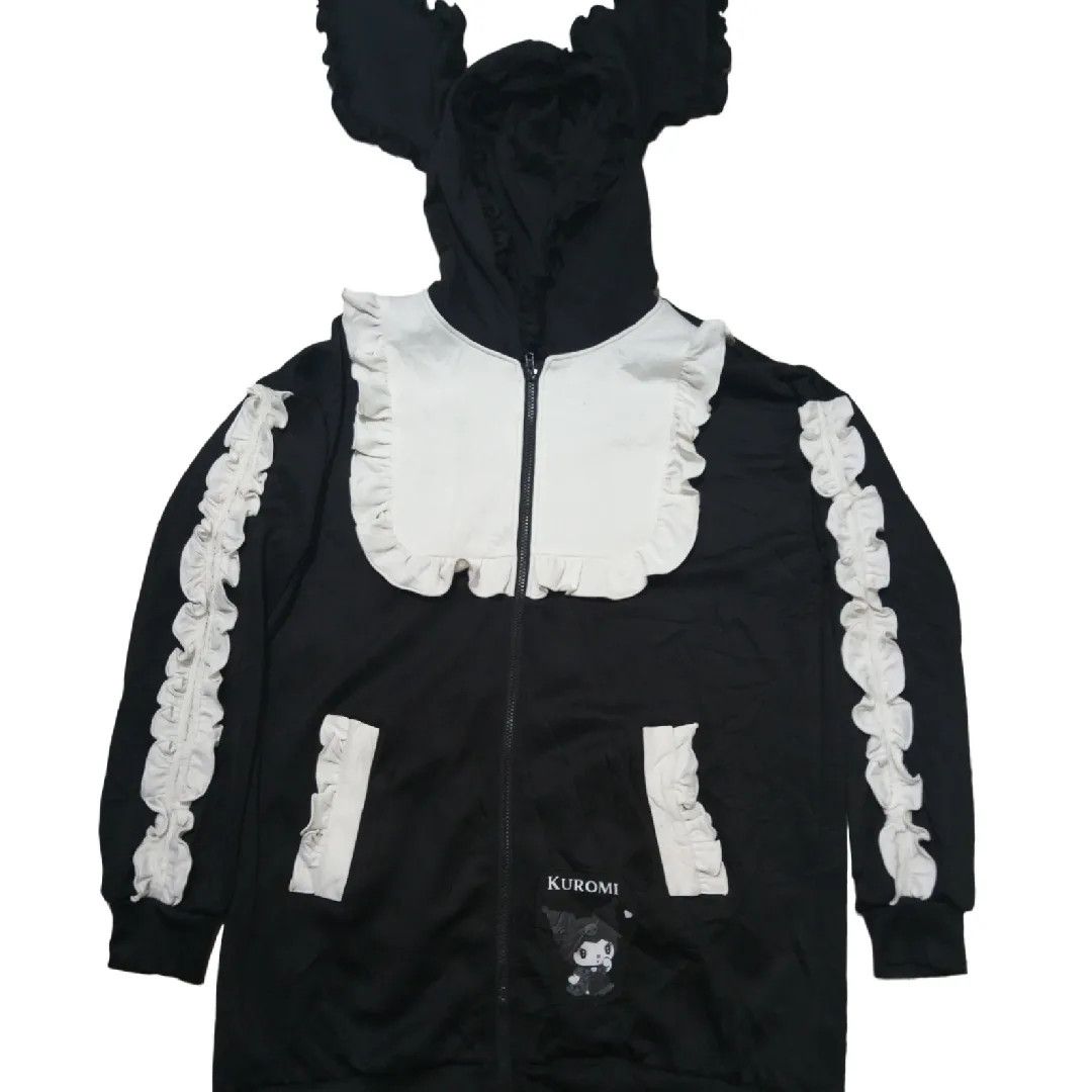 Anime 2000s Kuromi - 3D Hoodie Sanrio x Ank Rouge Over Size Size XL / US 12-14 / IT 48-50 - 7 Thumbnail