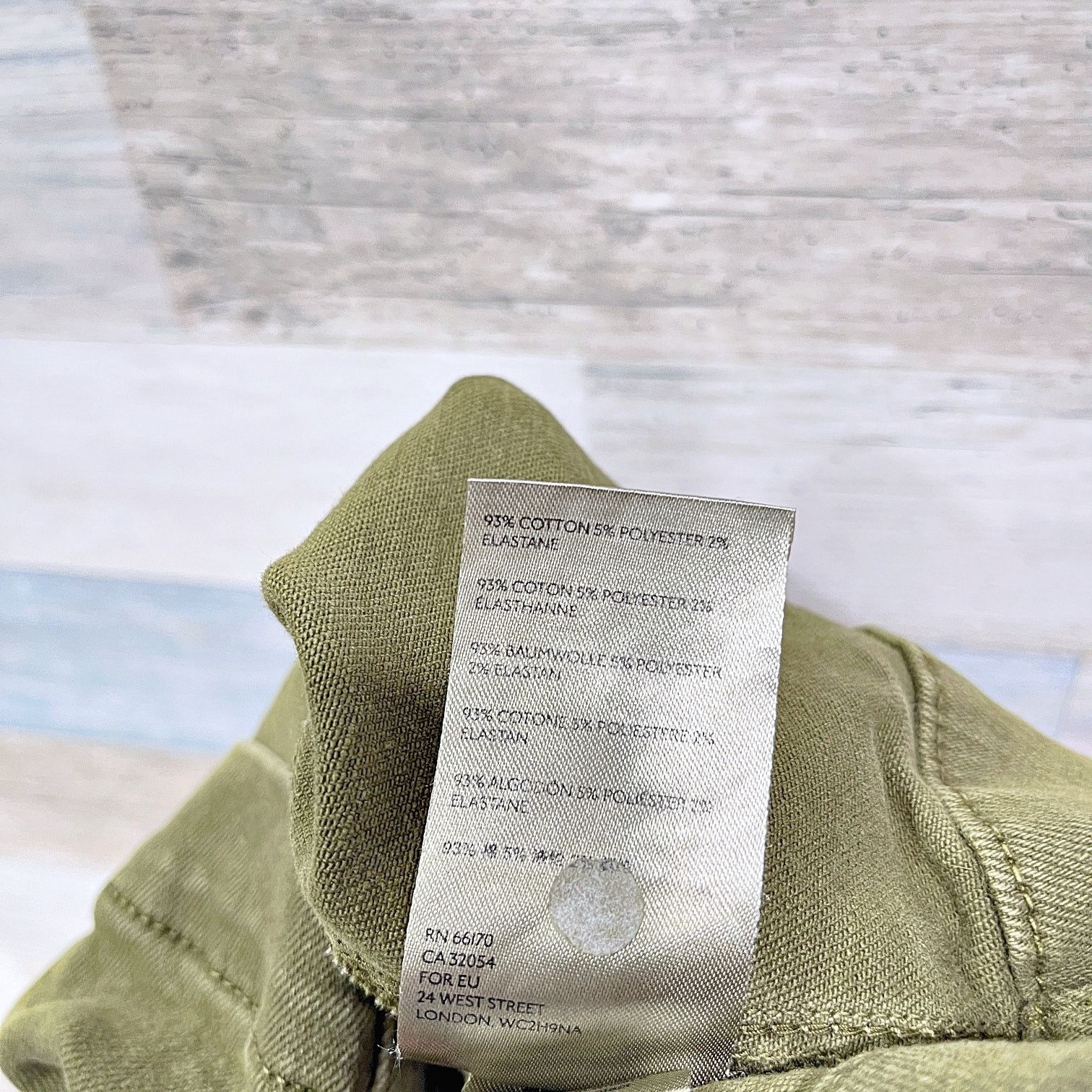 Free People Free People Virgo Zip Front Mini Skirt Cadet Green Cotton 26 Size 26" / US 2 / IT 38 - 4 Thumbnail