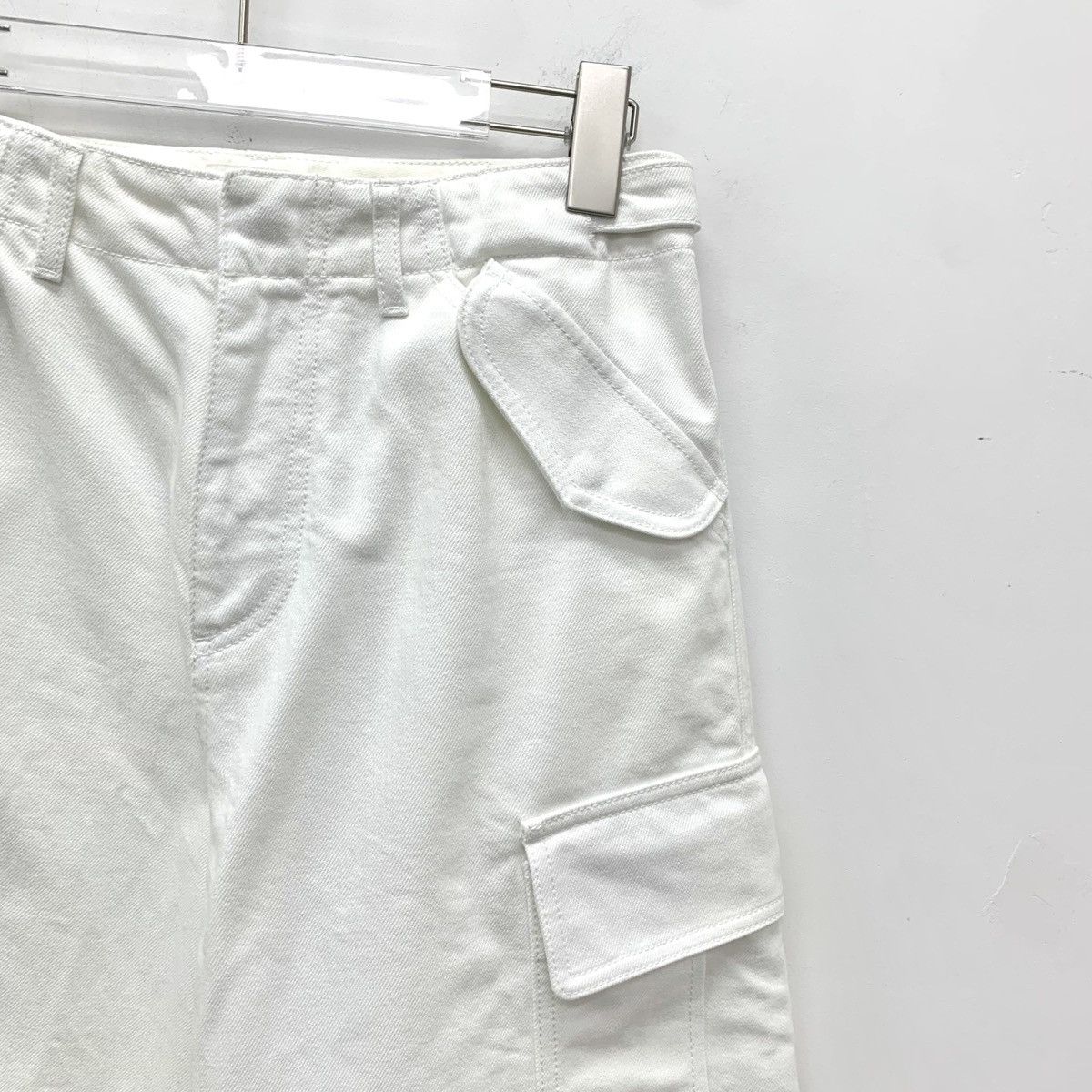 Dior Dior White Animal Graffiti Design Cargo Wide-leg Pants K26WX Size 27" / US 4 / IT 40 - 3 Thumbnail