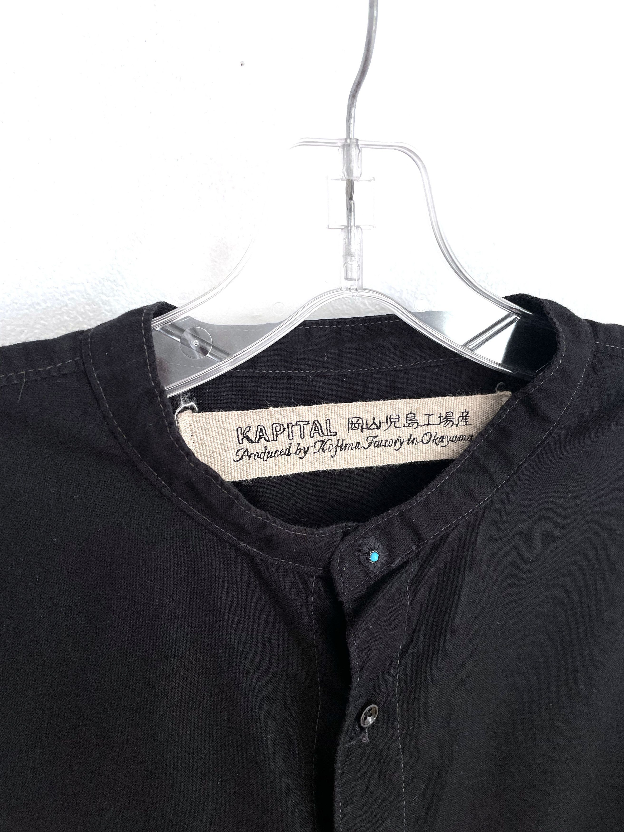 Kapital Blue Accent Button Shirt Size US XL / EU 56 / 4 - 3 Thumbnail