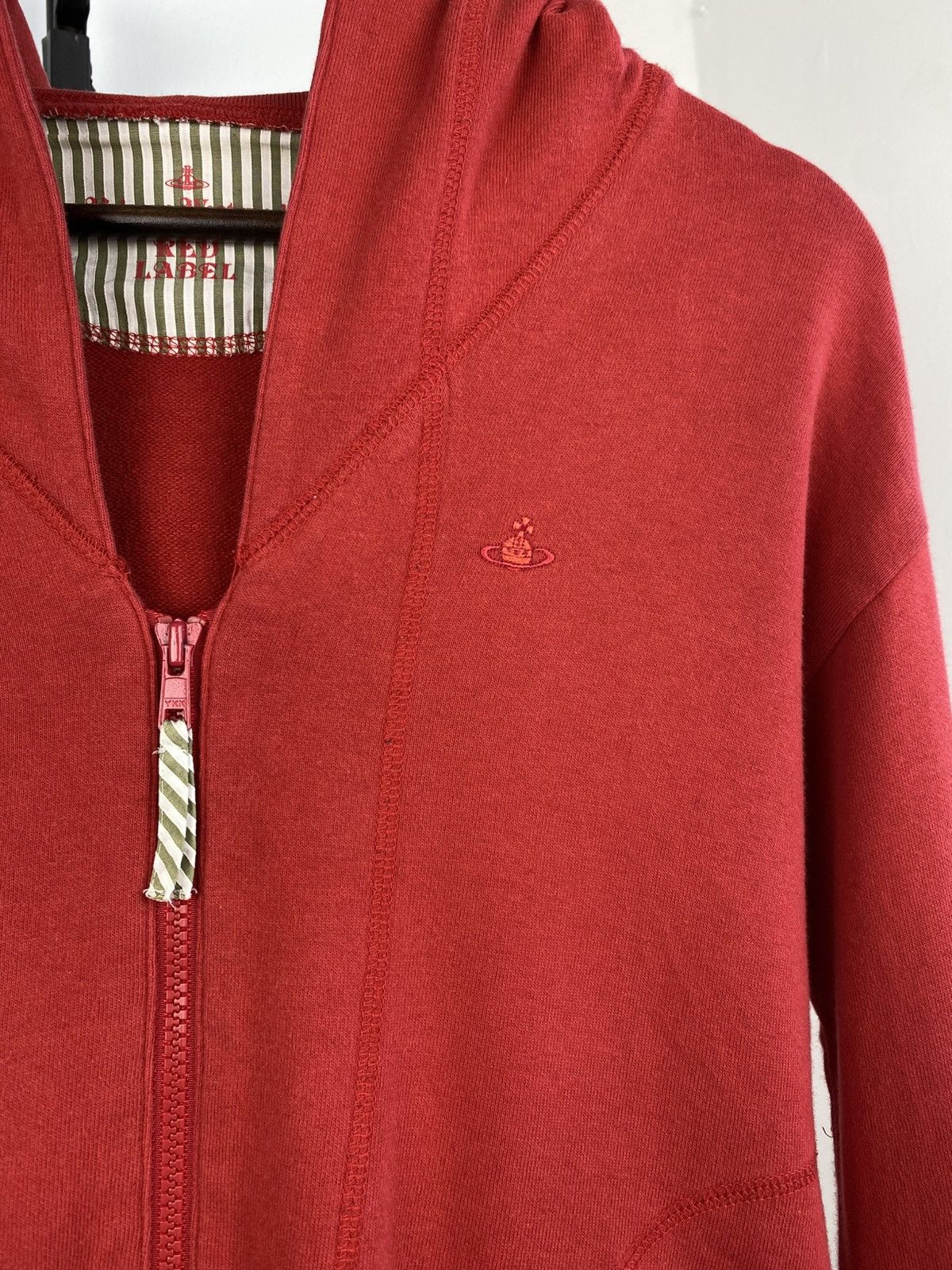 Vivienne Westwood Y2K 2000's Vivienne Westwood Angled Sleeves Cropped Hoodie Size S / US 4 / IT 40 - 7 Thumbnail