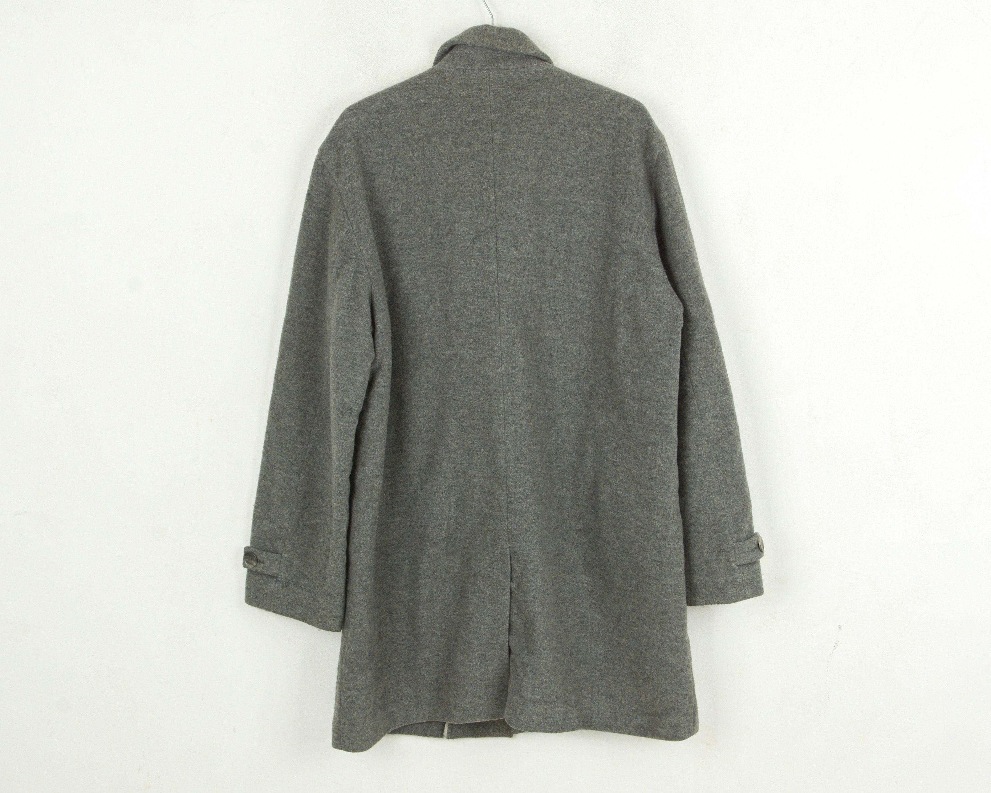Tommy Hilfiger Nassau S Wool Over Coat Jacket Pea Grey Winter Outdoors Size US S / EU 44-46 / 1 - 3 Thumbnail