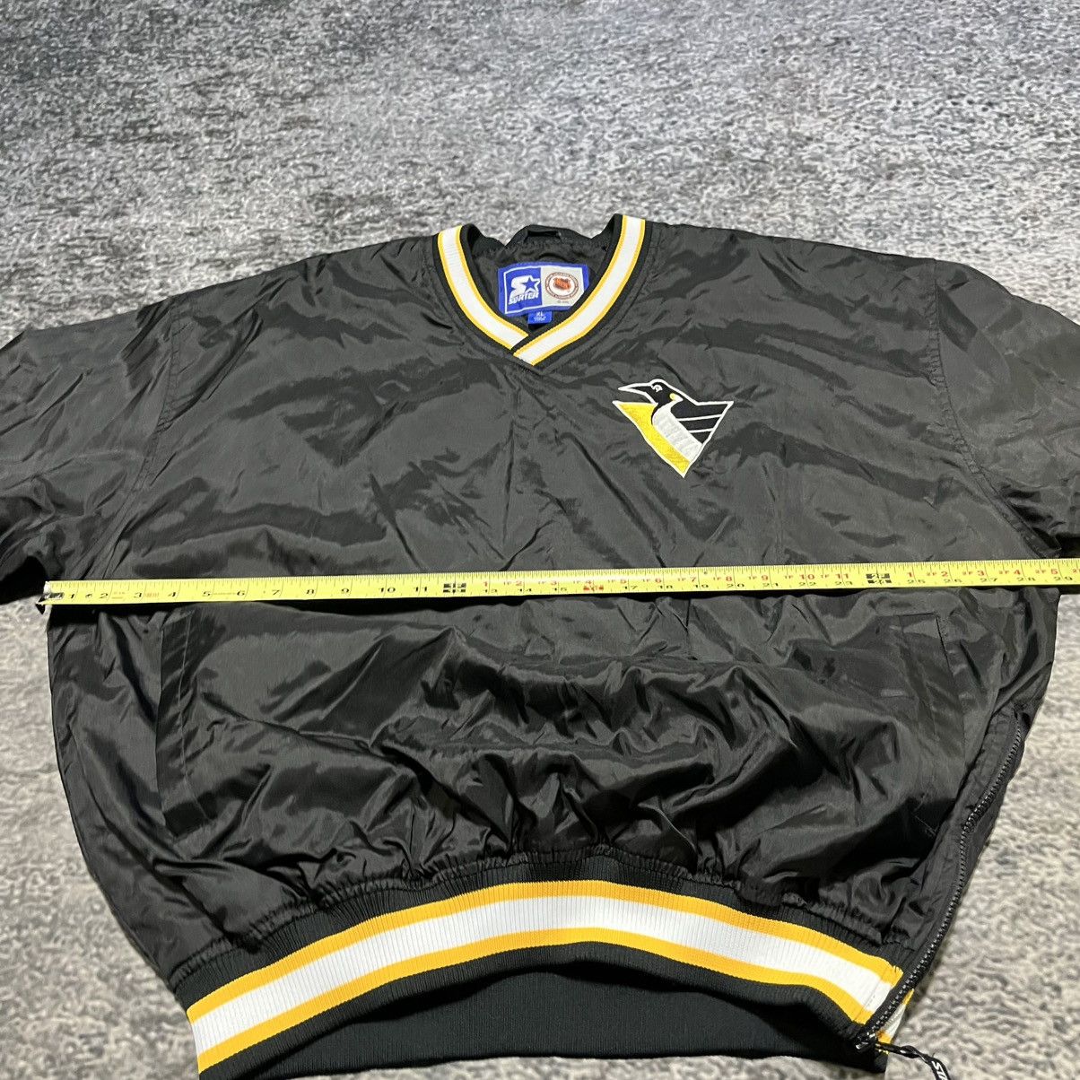 Starter Vintage 90s Pittsburgh Penguins Jaromir Jagr Pullover Jacket Size US XL / EU 56 / 4 - 10 Thumbnail