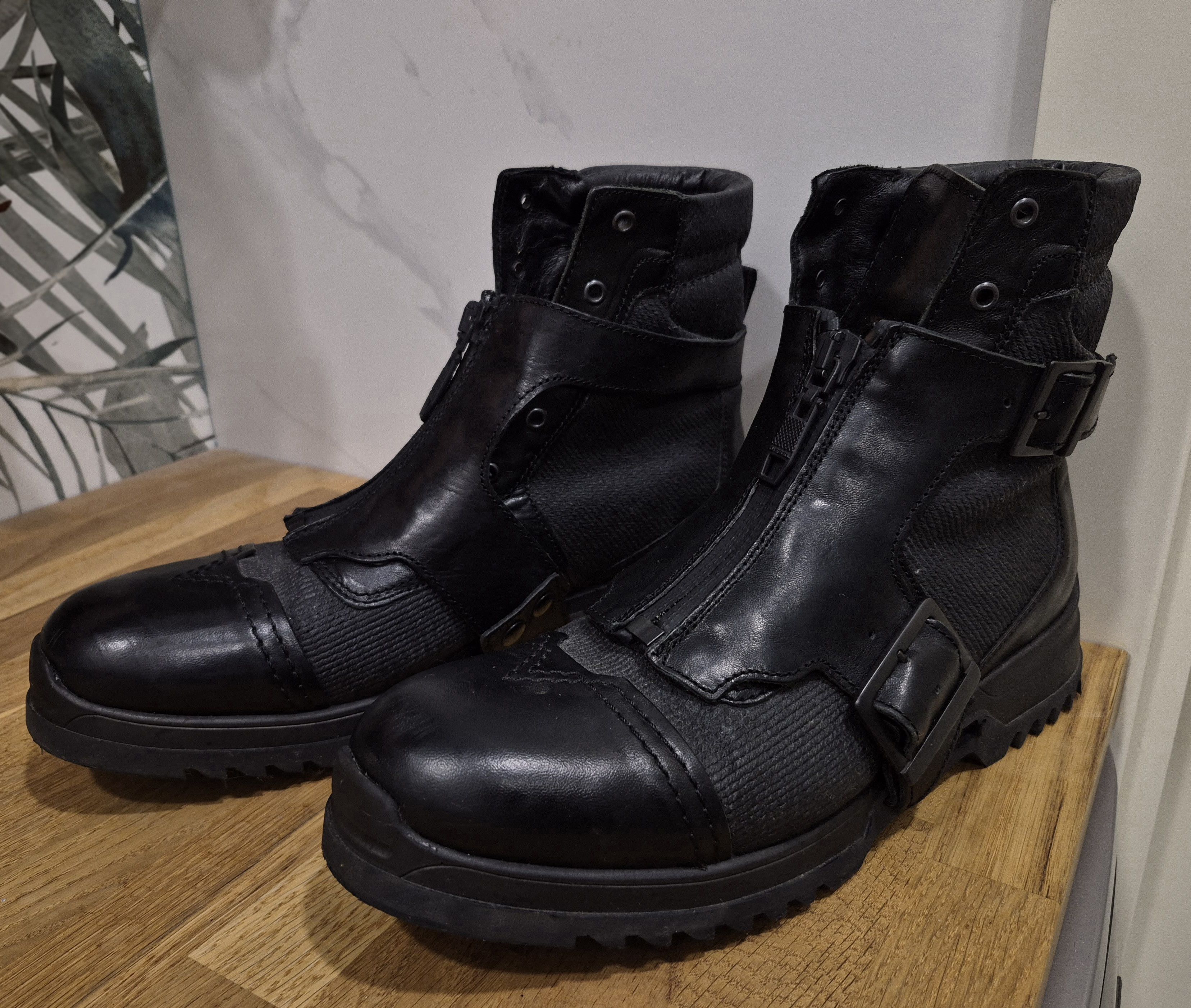 Diesel Diesel rare d klosure leather boots Size US 11 / EU 44 - 2 Thumbnail
