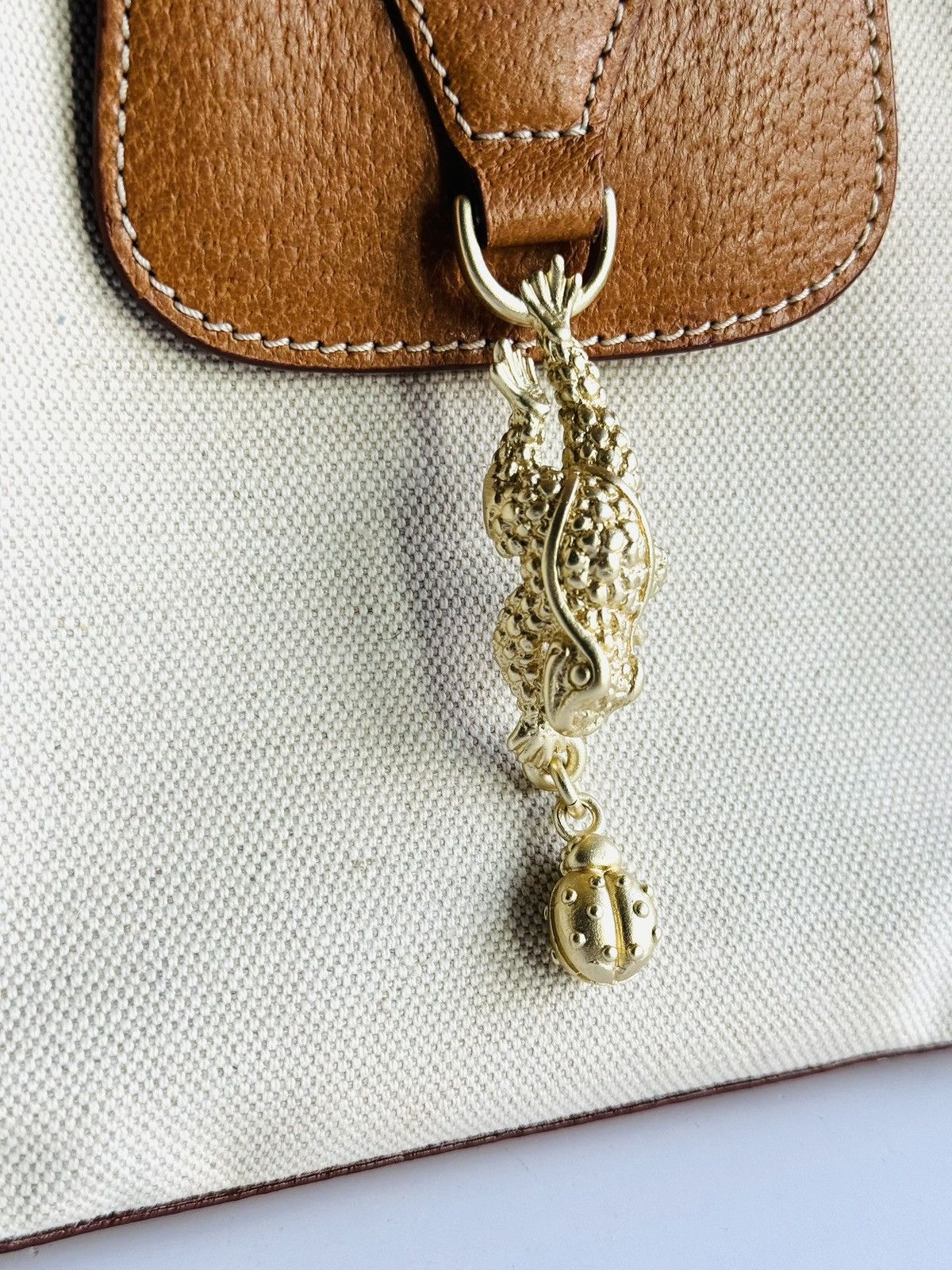 Kieselstein-Cord Barry Kieselstein-Cord canvas leather Frog and Ladybug Bag Size ONE SIZE - 3 Thumbnail