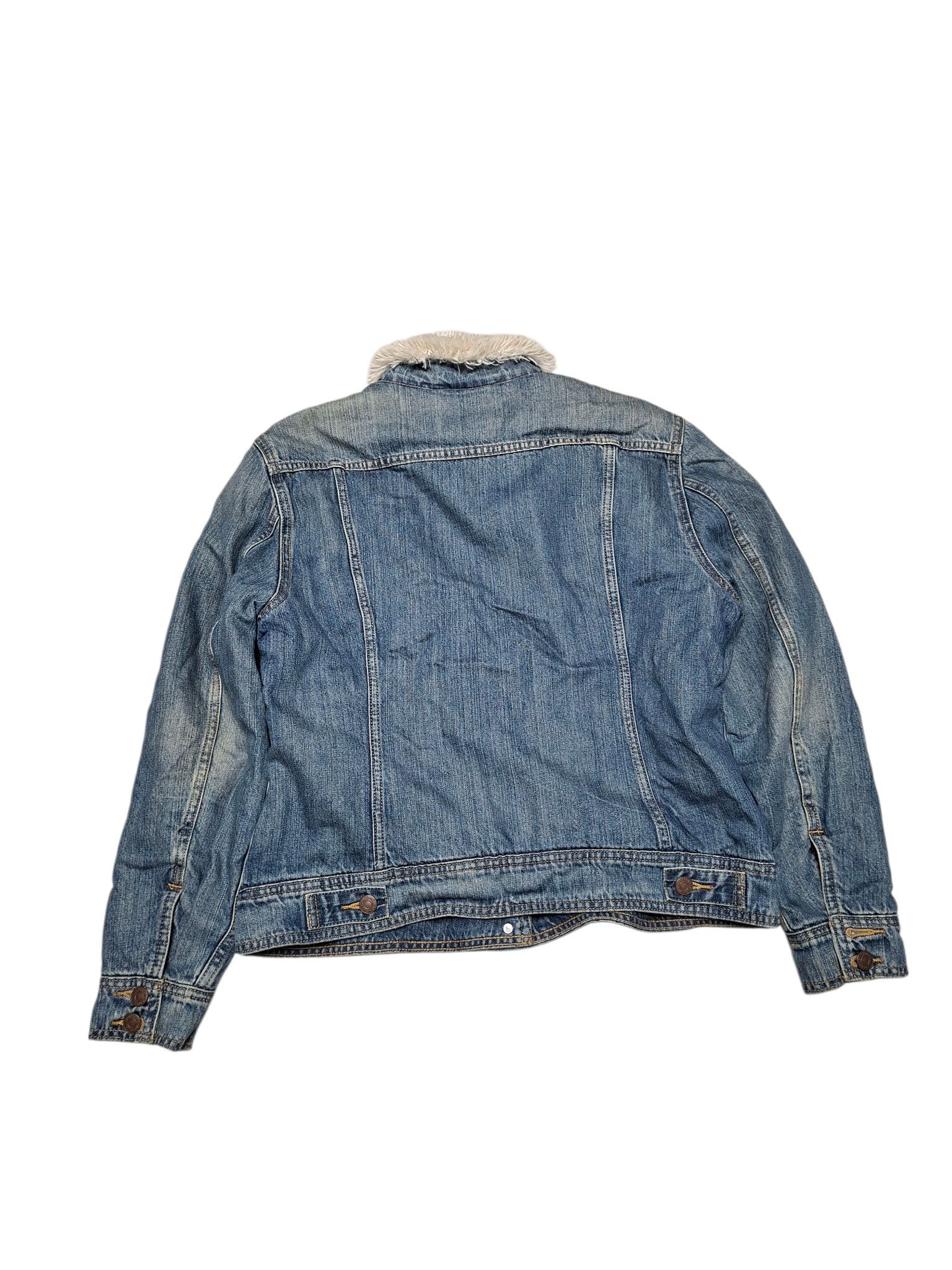 Levi's LEVIS VINTAGE LADY`S DENIM SHERPA JACKET Size XL / US 12-14 / IT 48-50 - 3 Thumbnail