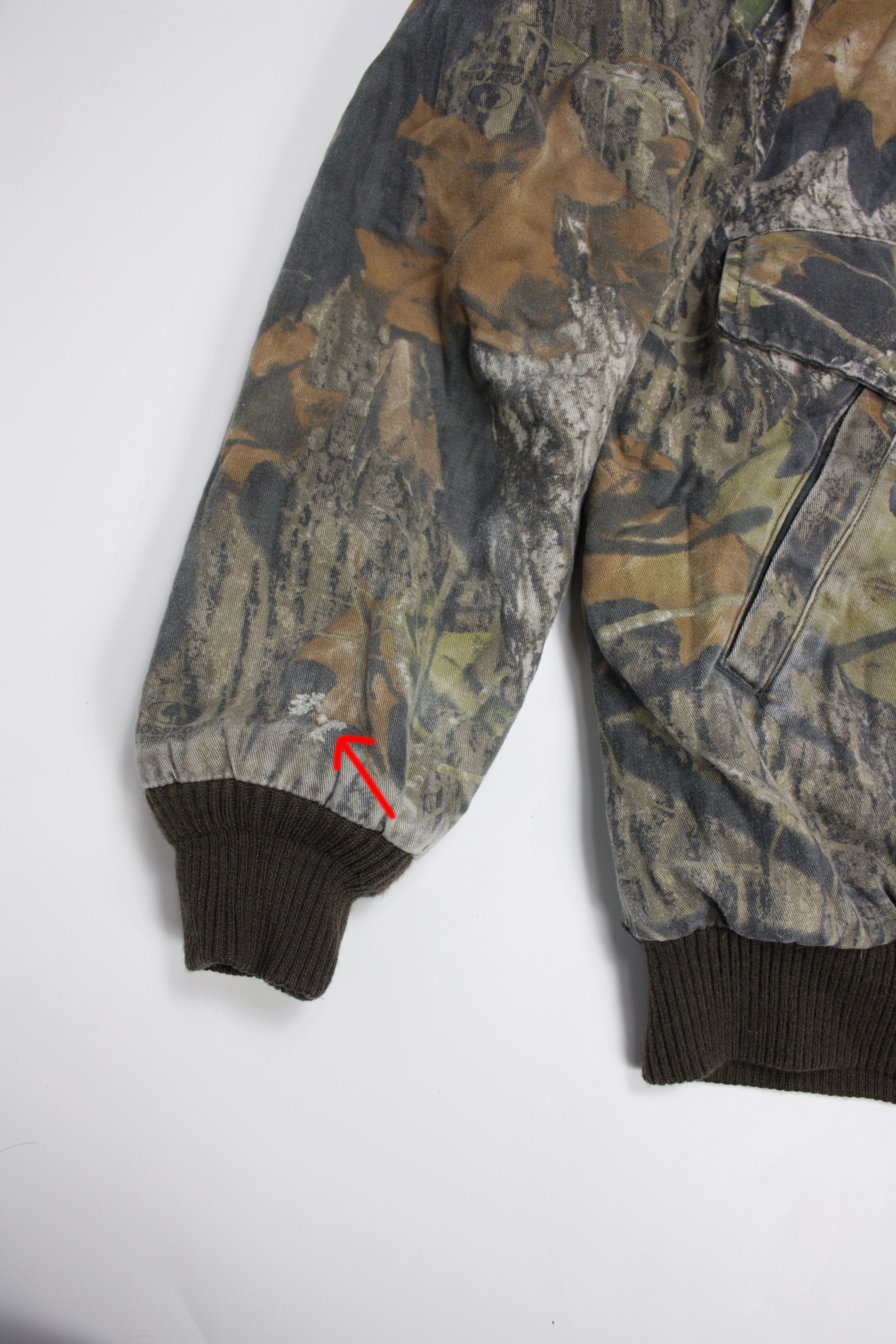 Bass Pro Shops × Mossy Oaks × Vintage Red Head Y2K Real Tree Camo Padded Hooded Bomber Jacket Size US S / EU 44-46 / 1 - 10 Thumbnail