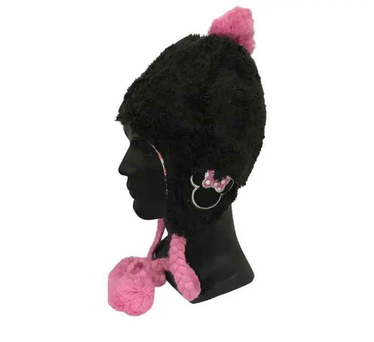 Disney Disney Minnie Mouse Fleece Earflap Beanie Hat Size ONE SIZE - 1 Thumbnail