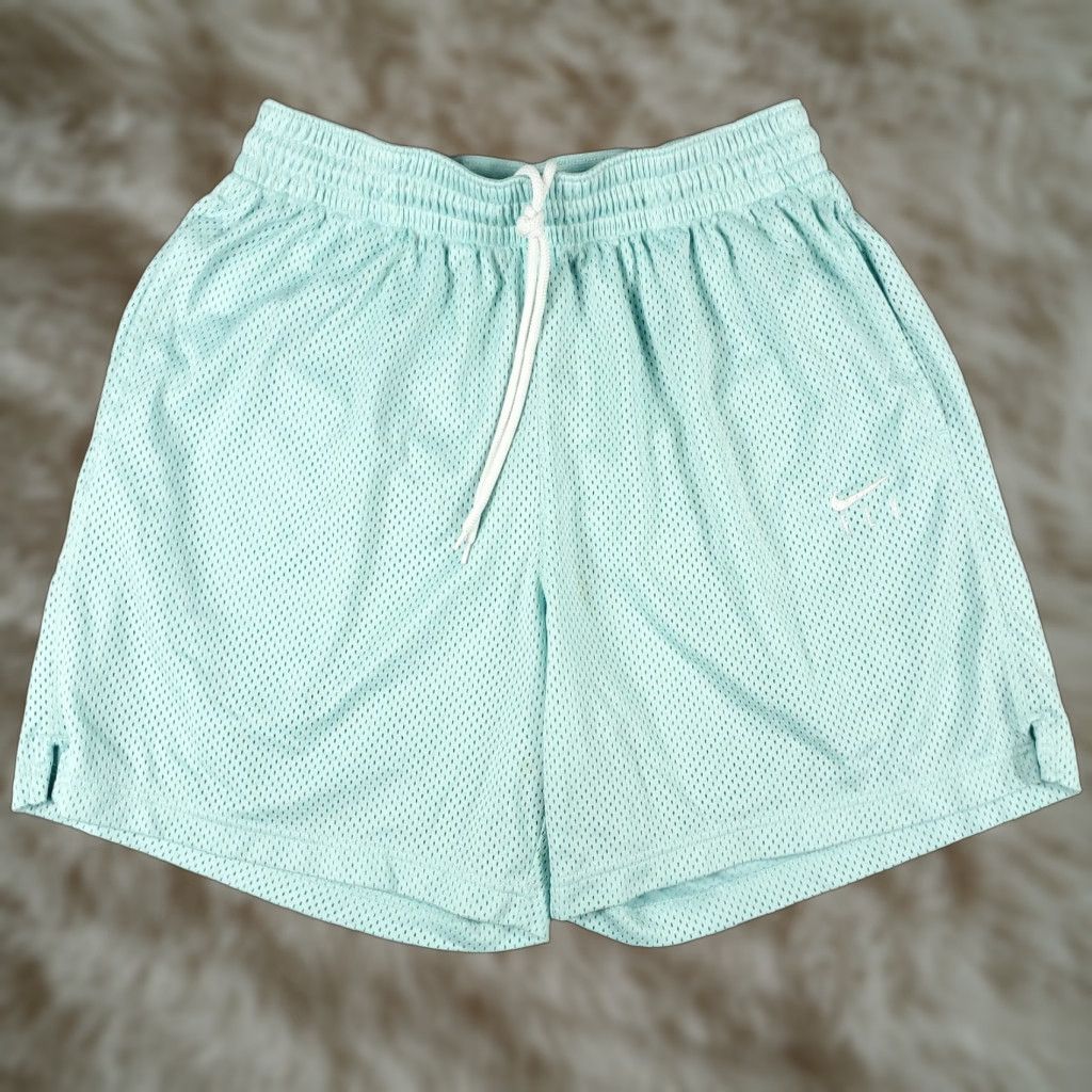 Nike Nike Shorts Womens M Blue Swoosh Dri Fit Track Running Active Ladies Regular Fit Size 32" / US 10 / IT 46 - 1 Thumbnail