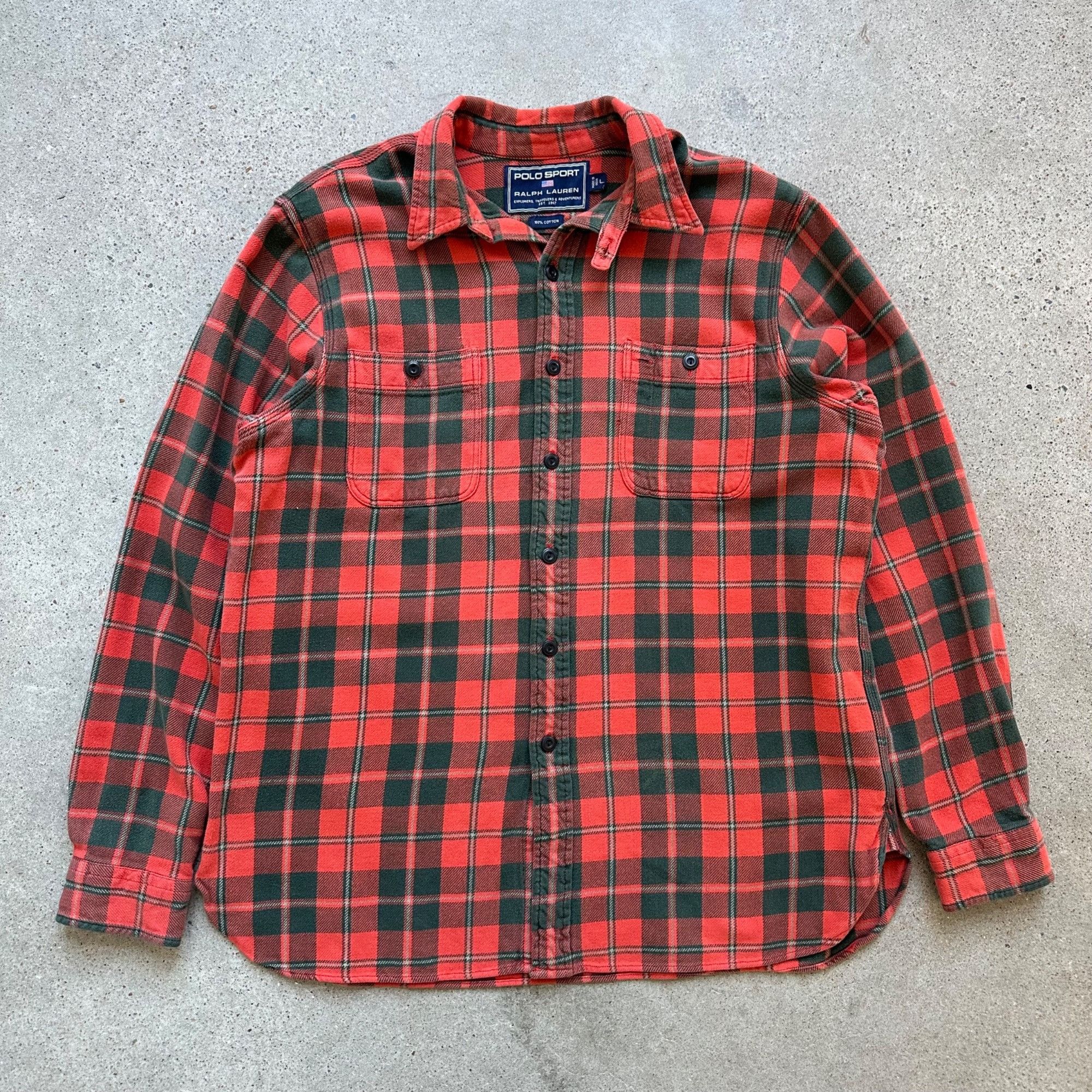 Flannel × Polo Ralph Lauren × Vintage Vintage Polo Sport