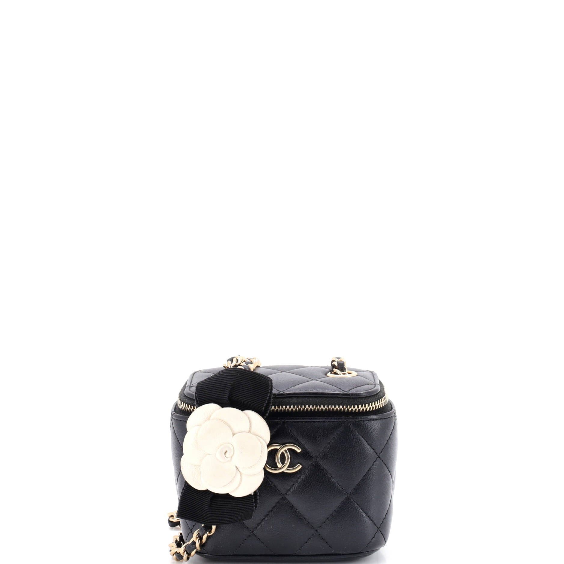 Chanel Camellia Bow Vanity Case with Chain Size ONE SIZE - 1 Thumbnail