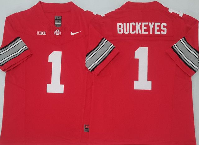 Other Ohio State Buckeyes #1 Buckeyes Red 2025 Jersey Size US XL / EU 56 / 4 - 1 Thumbnail