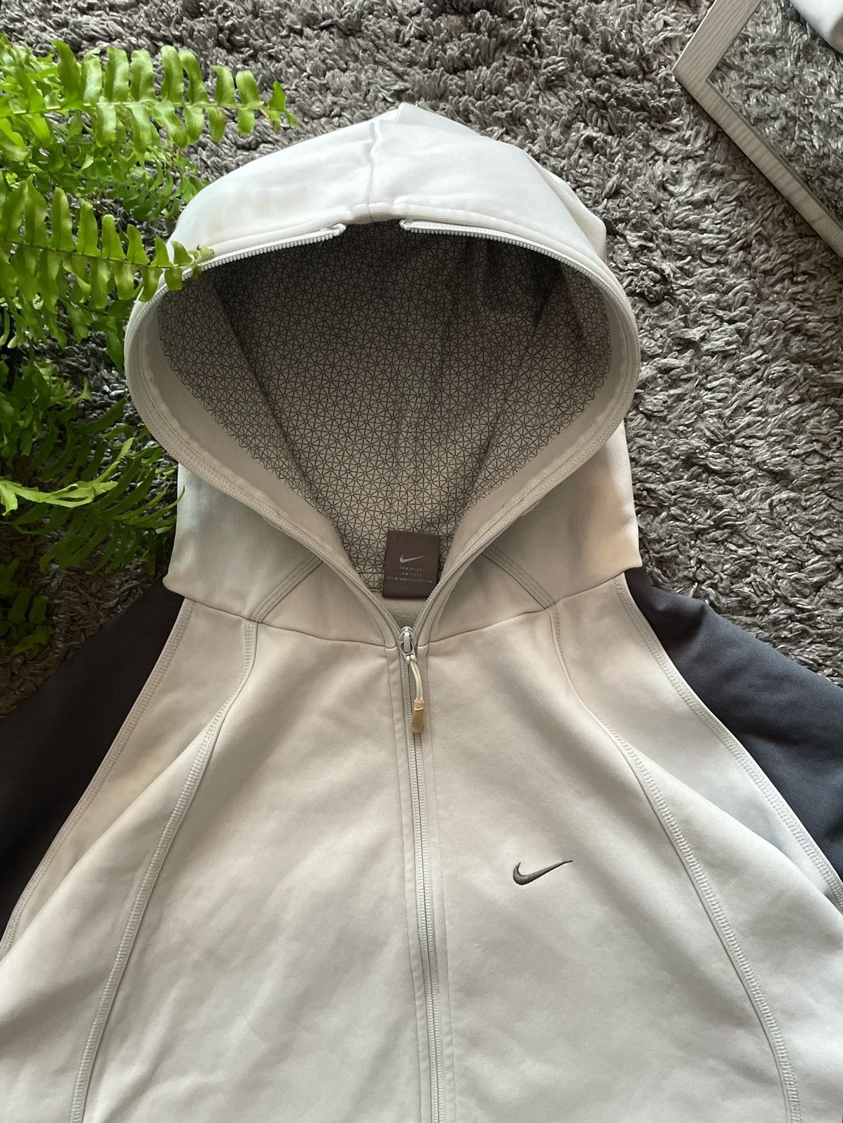 Nike × Vintage 00s Nike Full-Zip Hoodie Streetwear Vinatge Logo Swoosh Rare Size US XL / EU 56 / 4 - 8 Thumbnail