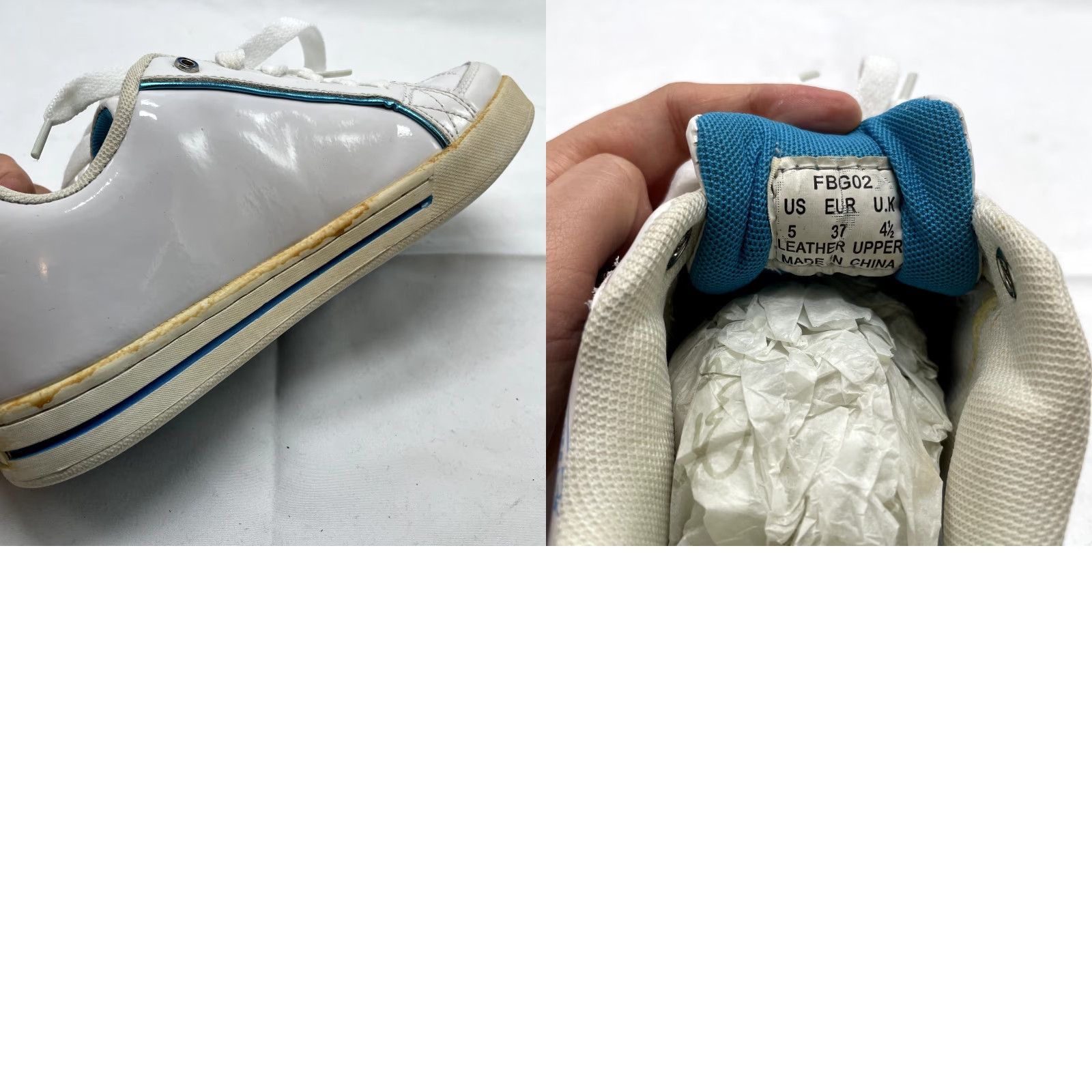 Fubu VINTAGE Fubu Sneakers Women's 5.5 6 White Skater Grunge Low Top CYBER Y2K Deadstock Size M / US 6-8 / IT 42-44 - 8 Thumbnail