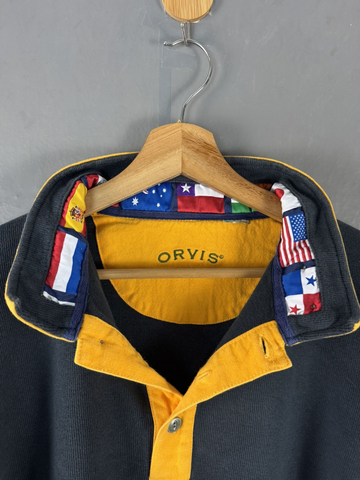 Japanese Brand × Vintage JAPANESE DESIGN ORVIS HALF BUTTON SWEATSHIRT Size US M / EU 48-50 / 2 - 5 Thumbnail