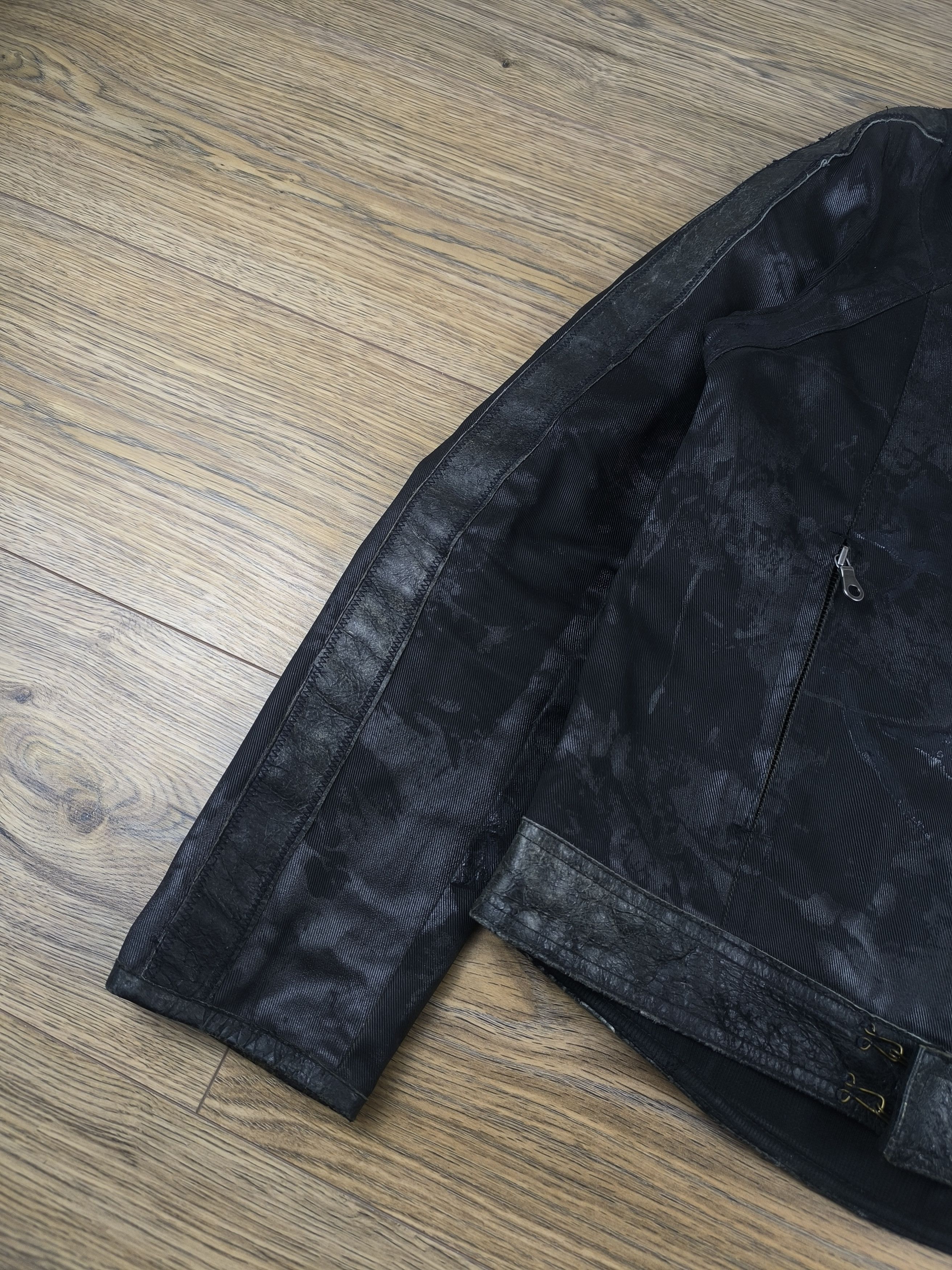 Yasuyuki Ishii yasuyuki ishii apocalyptic leather & waxed jacket Size US M / EU 48-50 / 2 - 3 Thumbnail